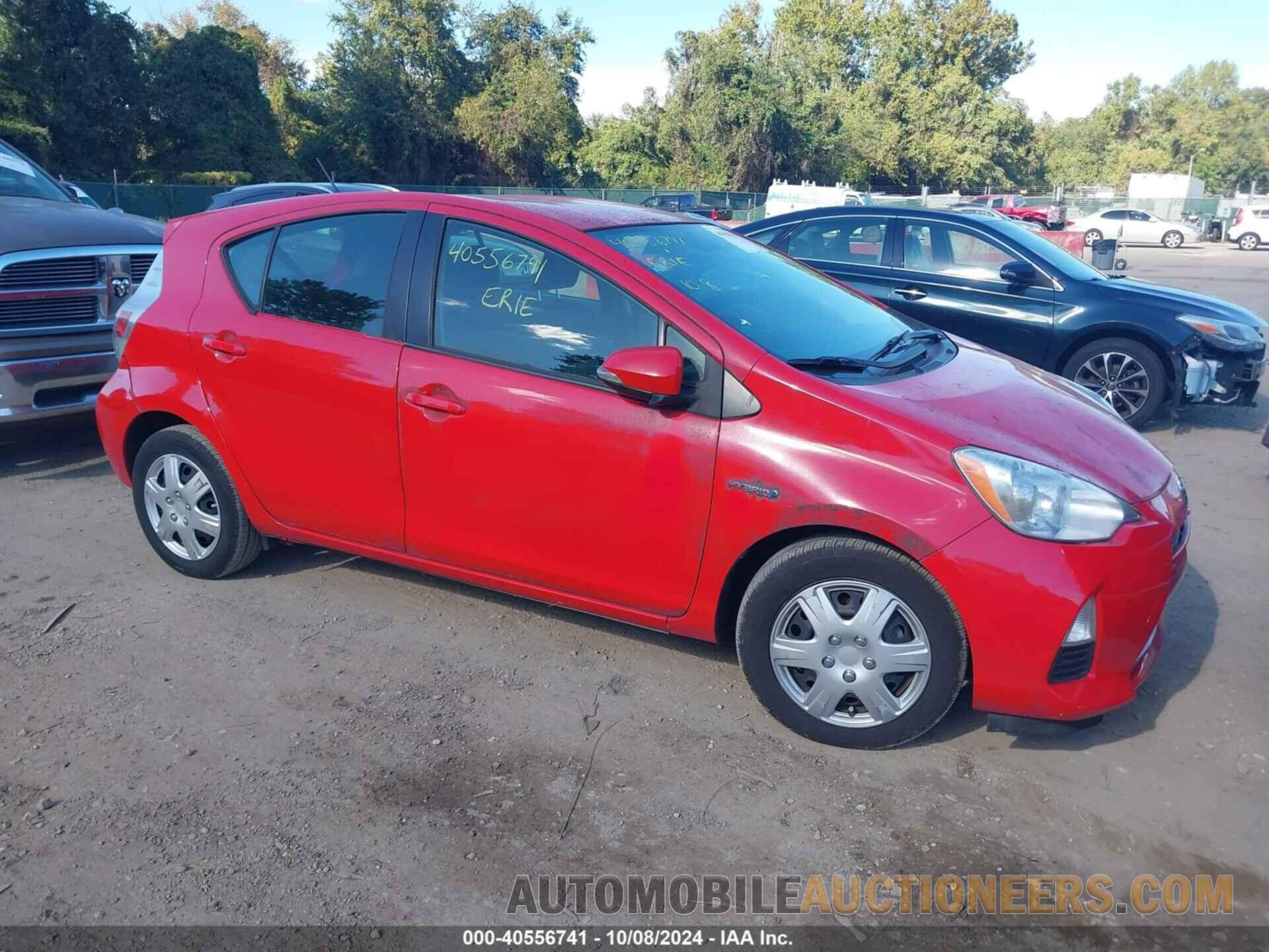 JTDKDTB32D1049562 TOYOTA PRIUS C 2013