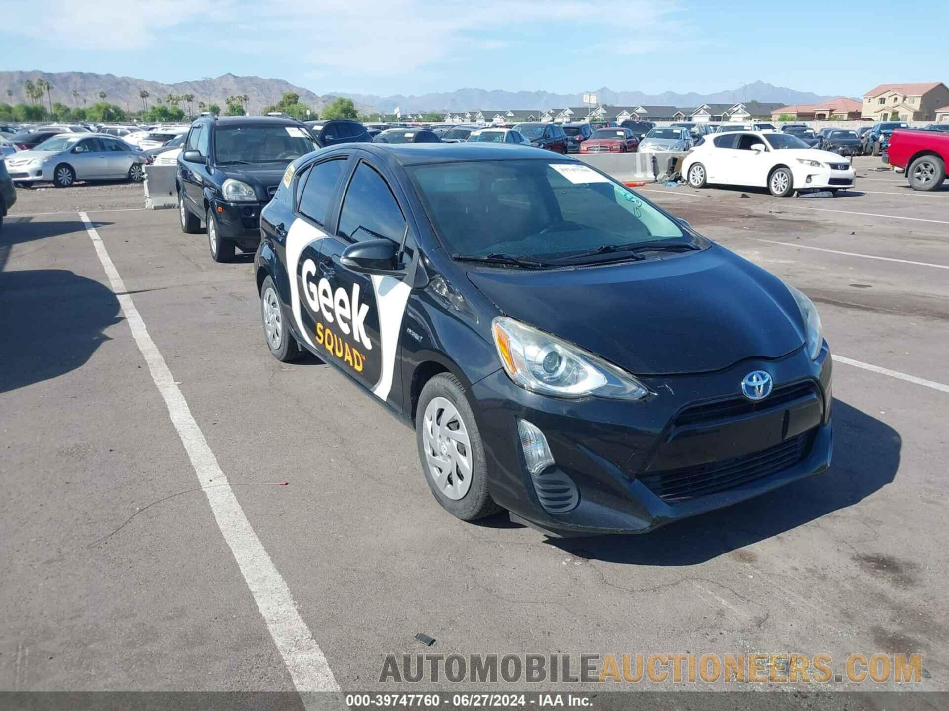 JTDKDTB32G1120179 TOYOTA PRIUS C 2016