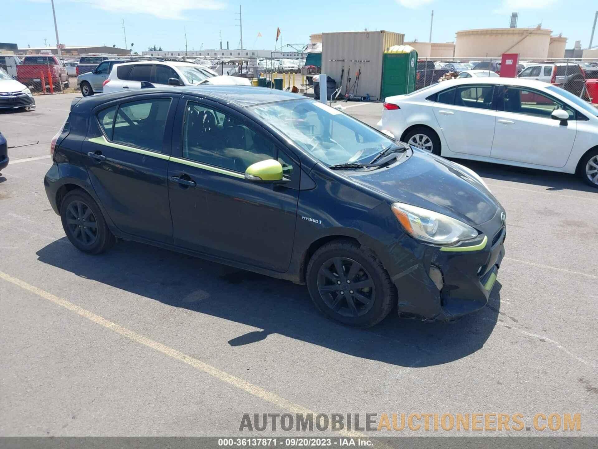 JTDKDTB32G1120439 TOYOTA PRIUS C 2016