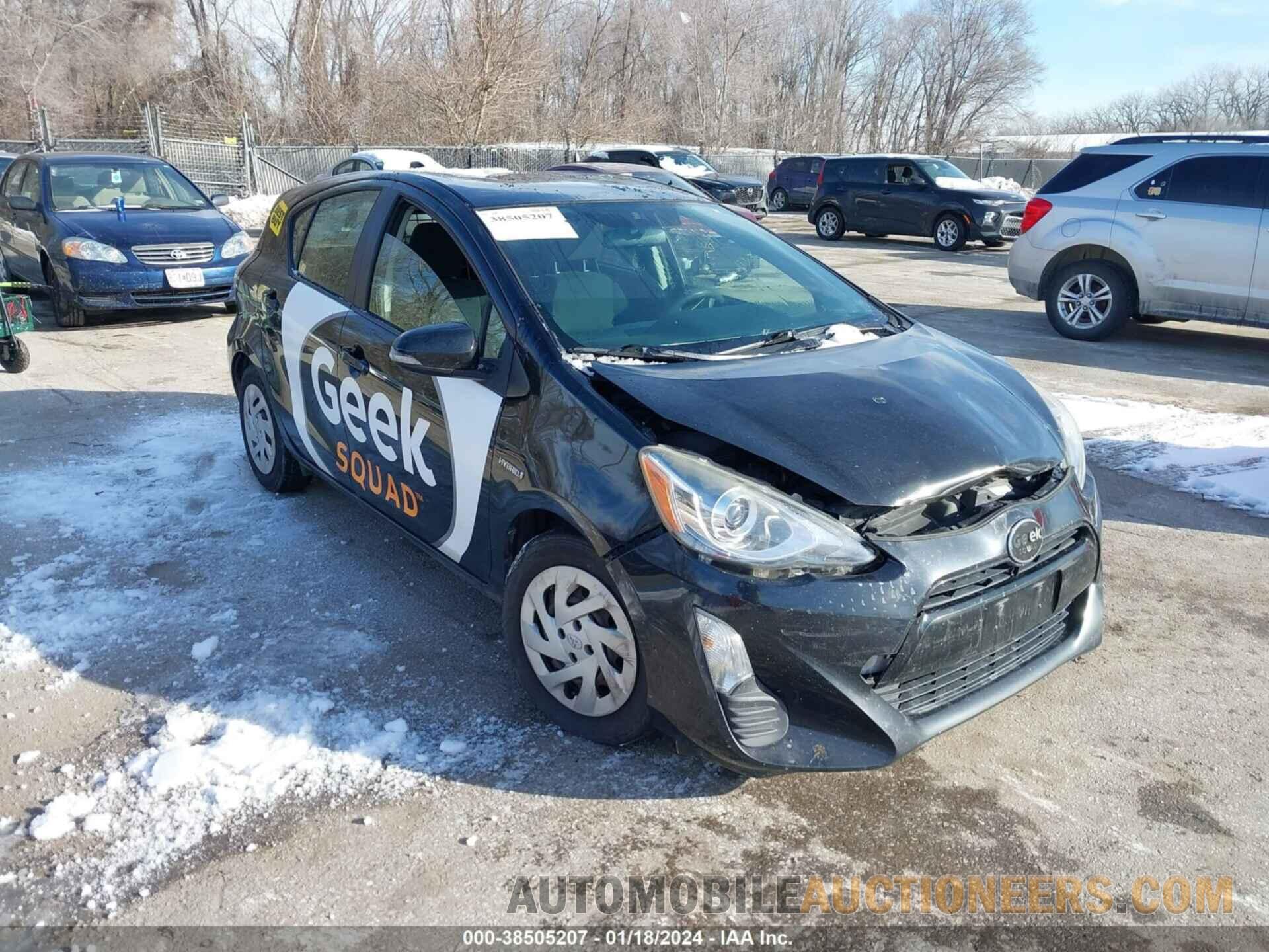 JTDKDTB32G1124846 TOYOTA PRIUS C 2016