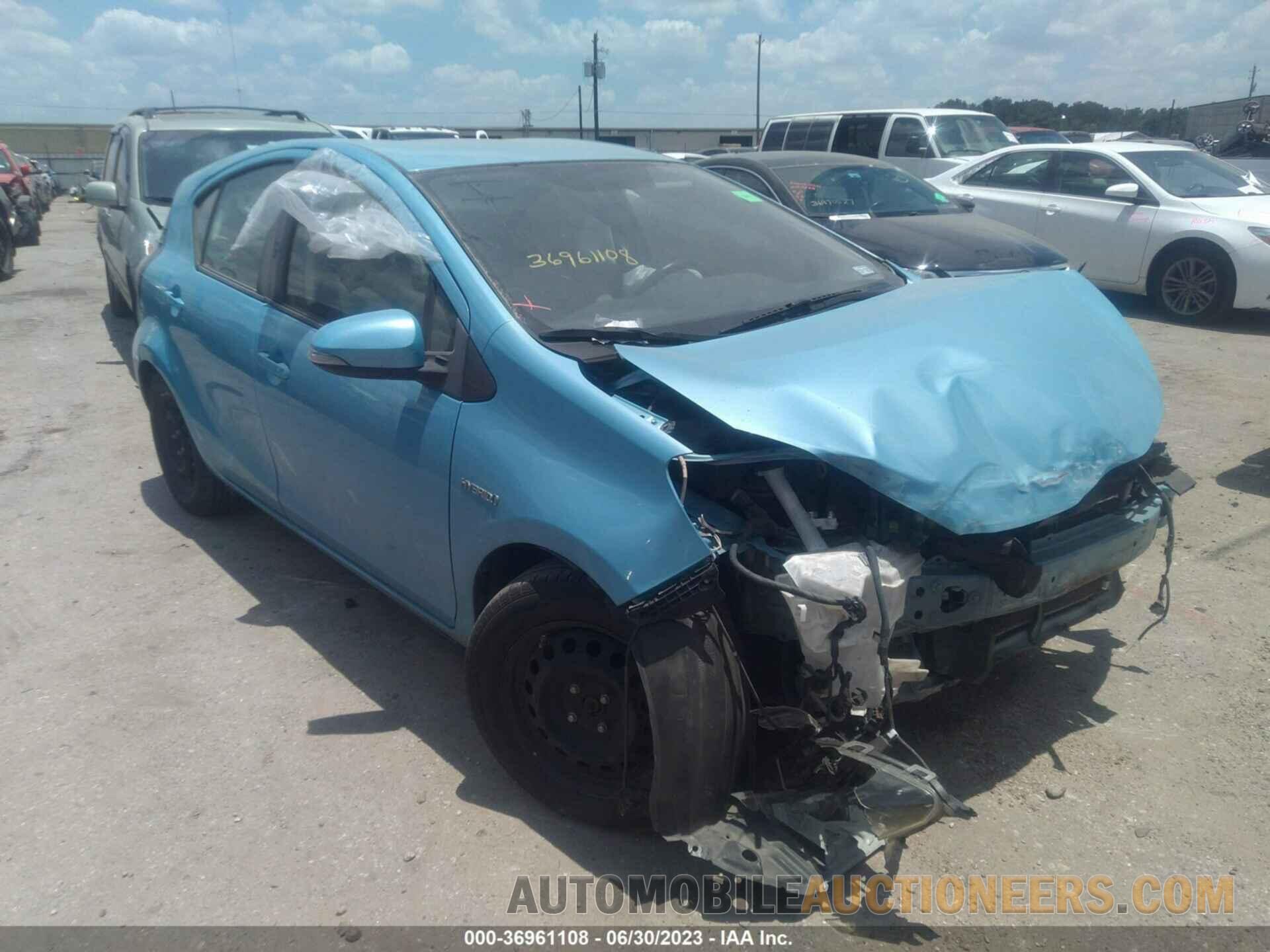 JTDKDTB32G1126774 TOYOTA PRIUS C 2016