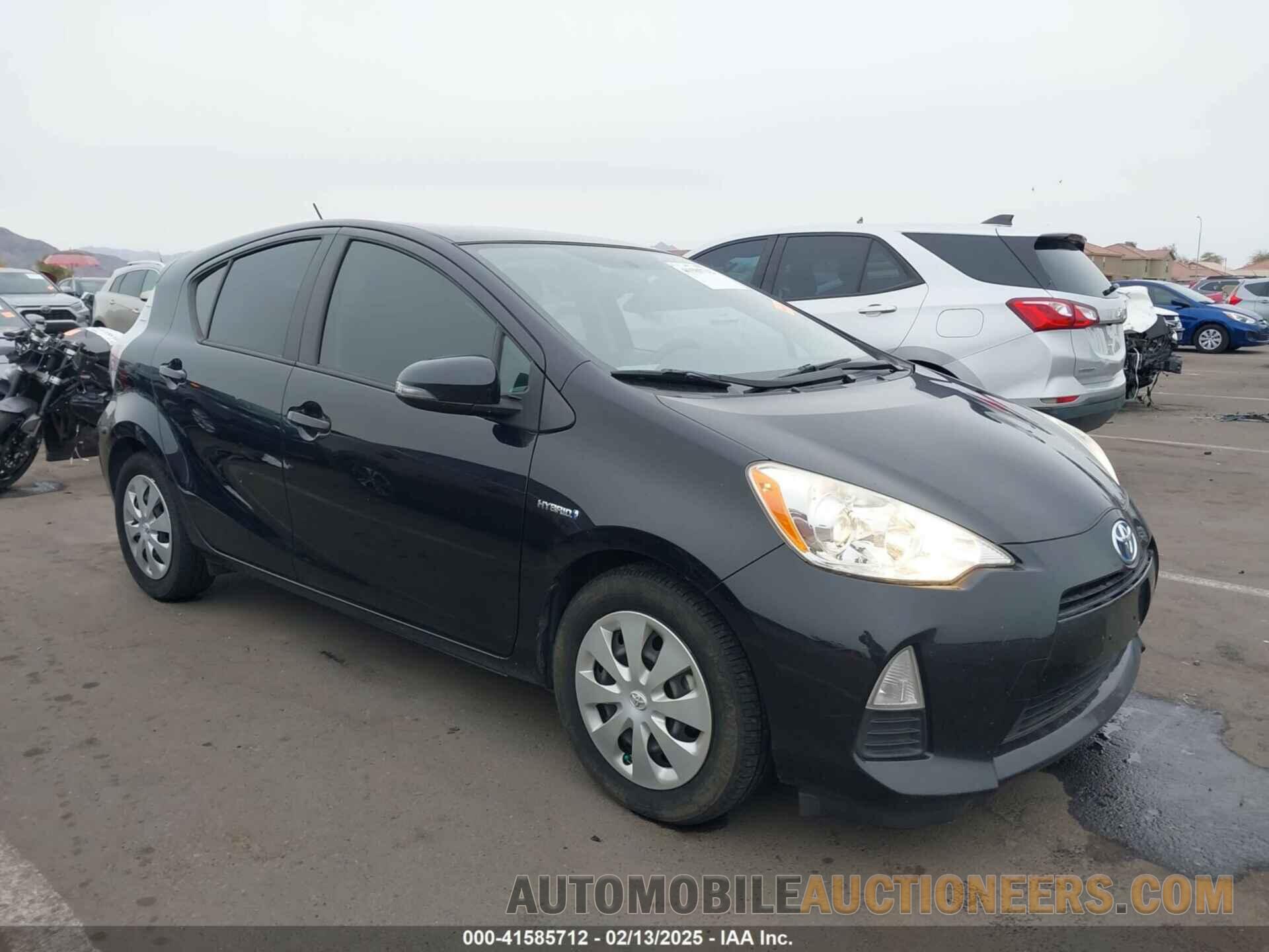 JTDKDTB33C1007349 TOYOTA PRIUS C 2012