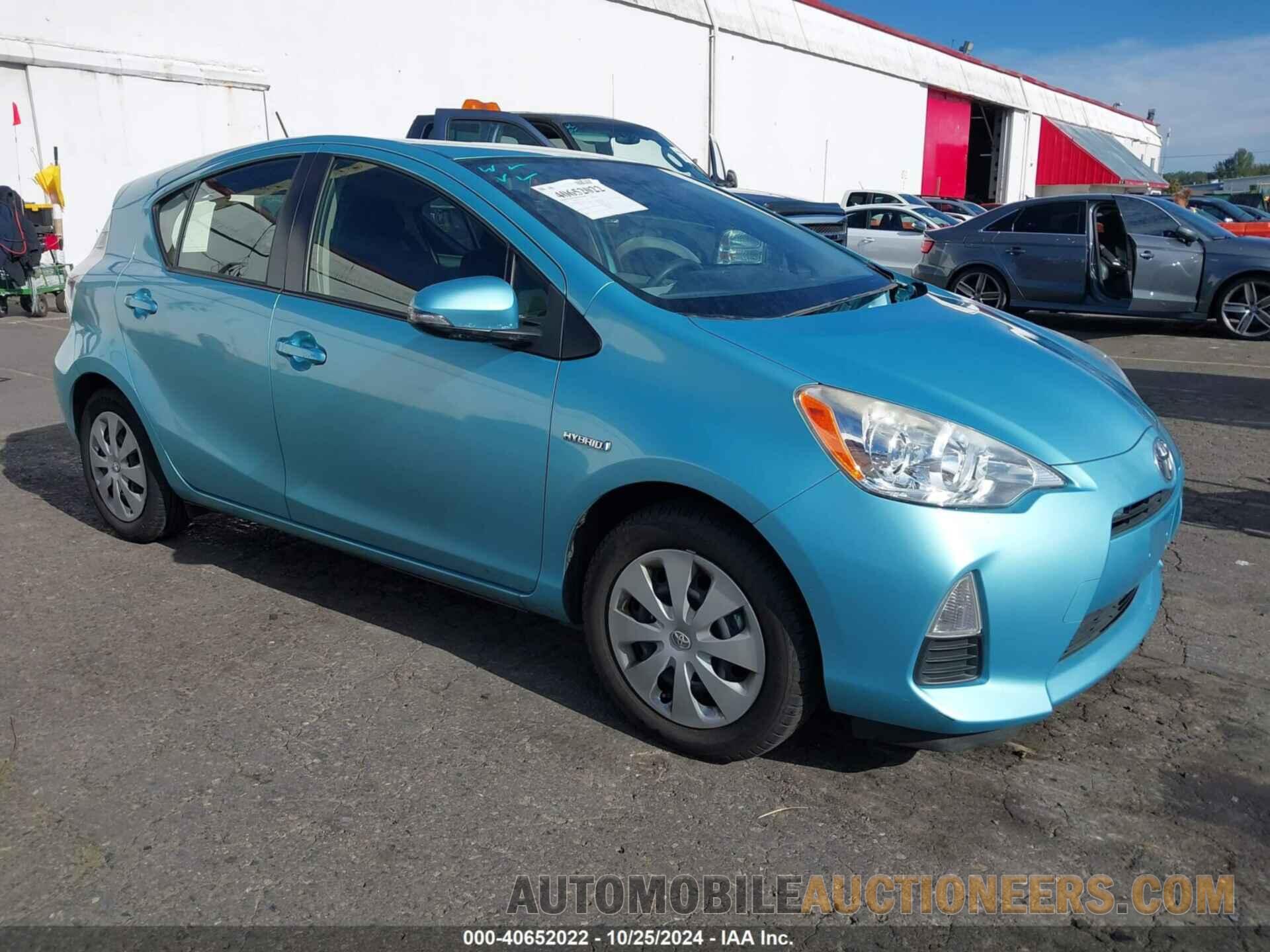 JTDKDTB33C1017380 TOYOTA PRIUS C 2012