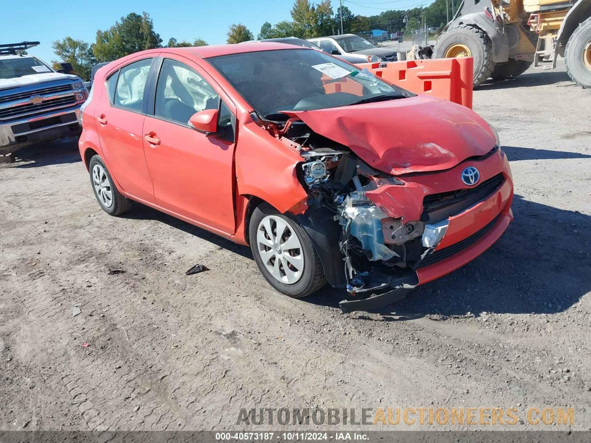 JTDKDTB33C1030954 TOYOTA PRIUS C 2012