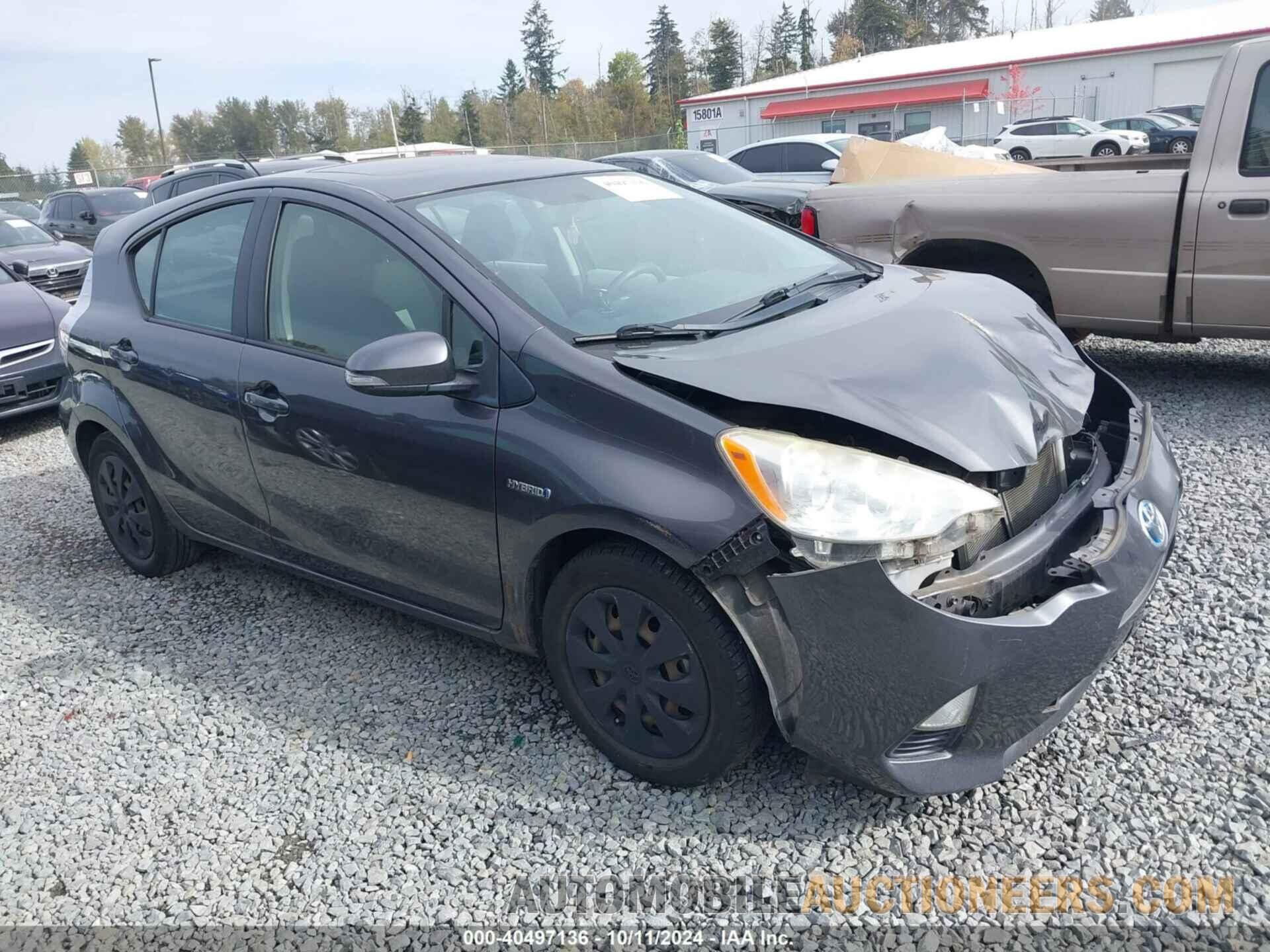 JTDKDTB33D1050333 TOYOTA PRIUS C 2013