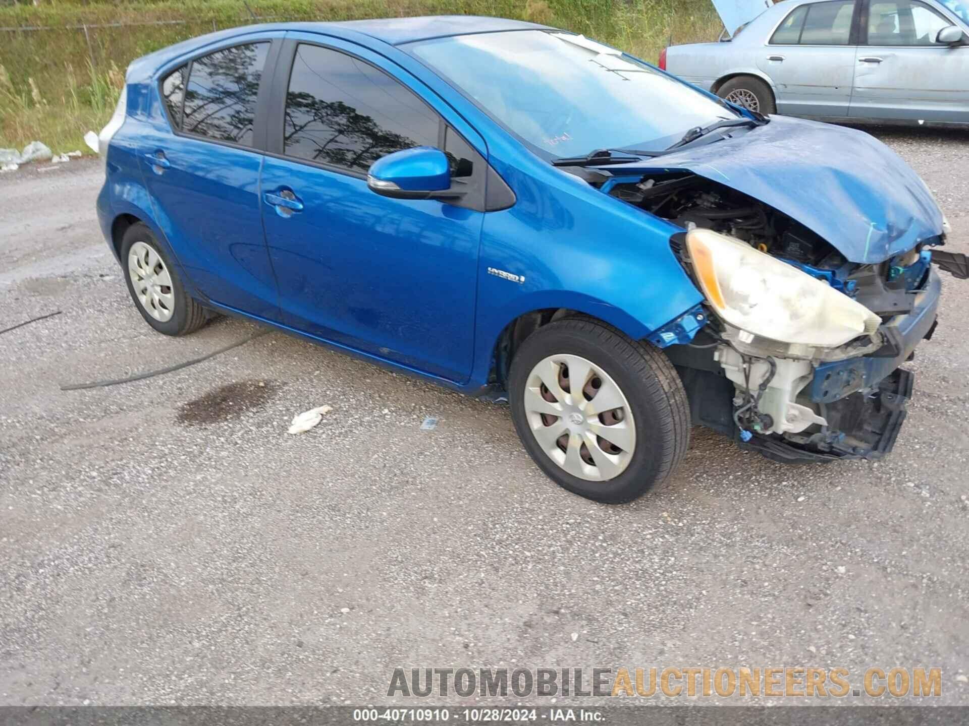 JTDKDTB33D1529755 TOYOTA PRIUS C 2013