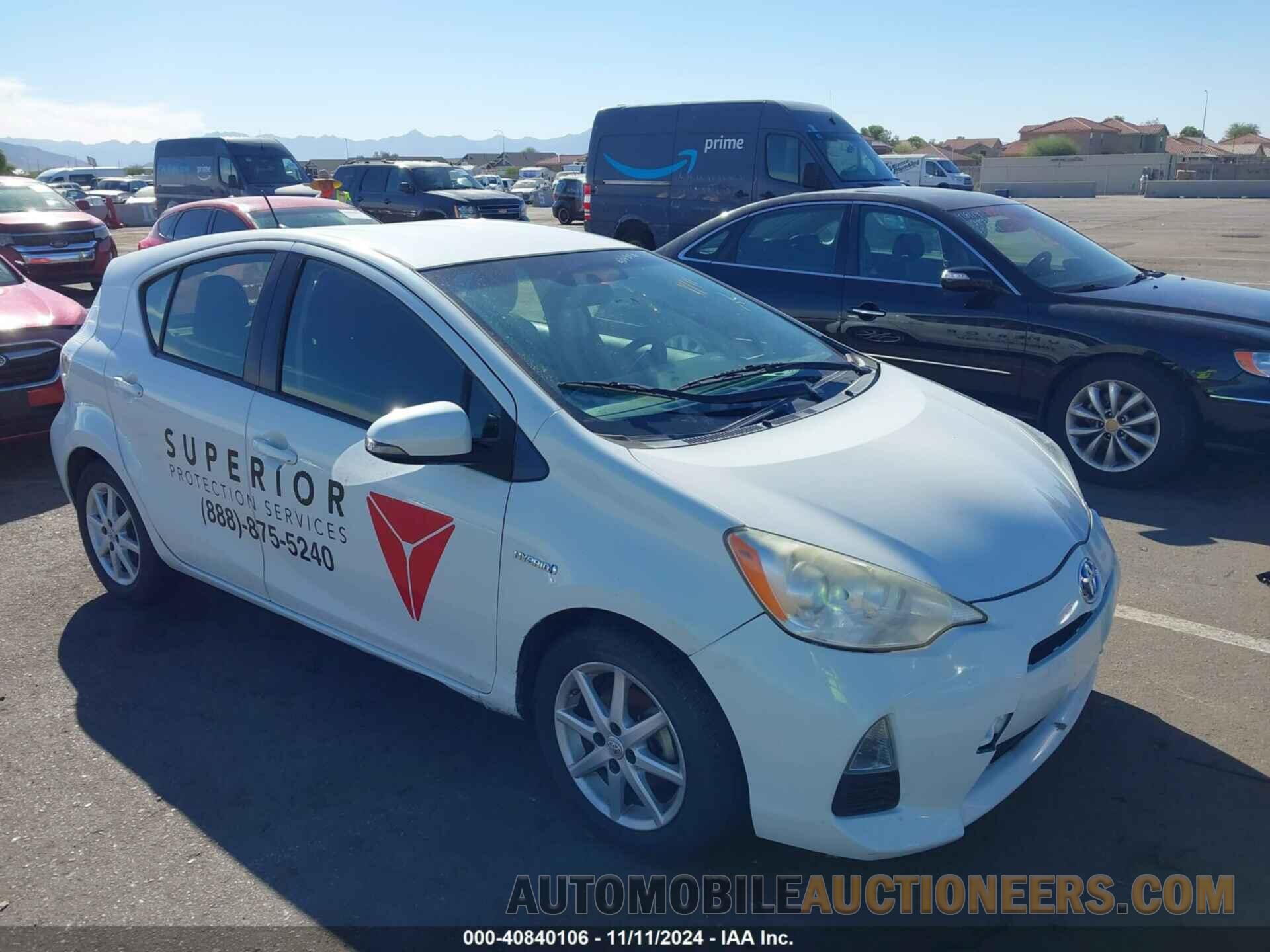 JTDKDTB33E1560232 TOYOTA PRIUS C 2014