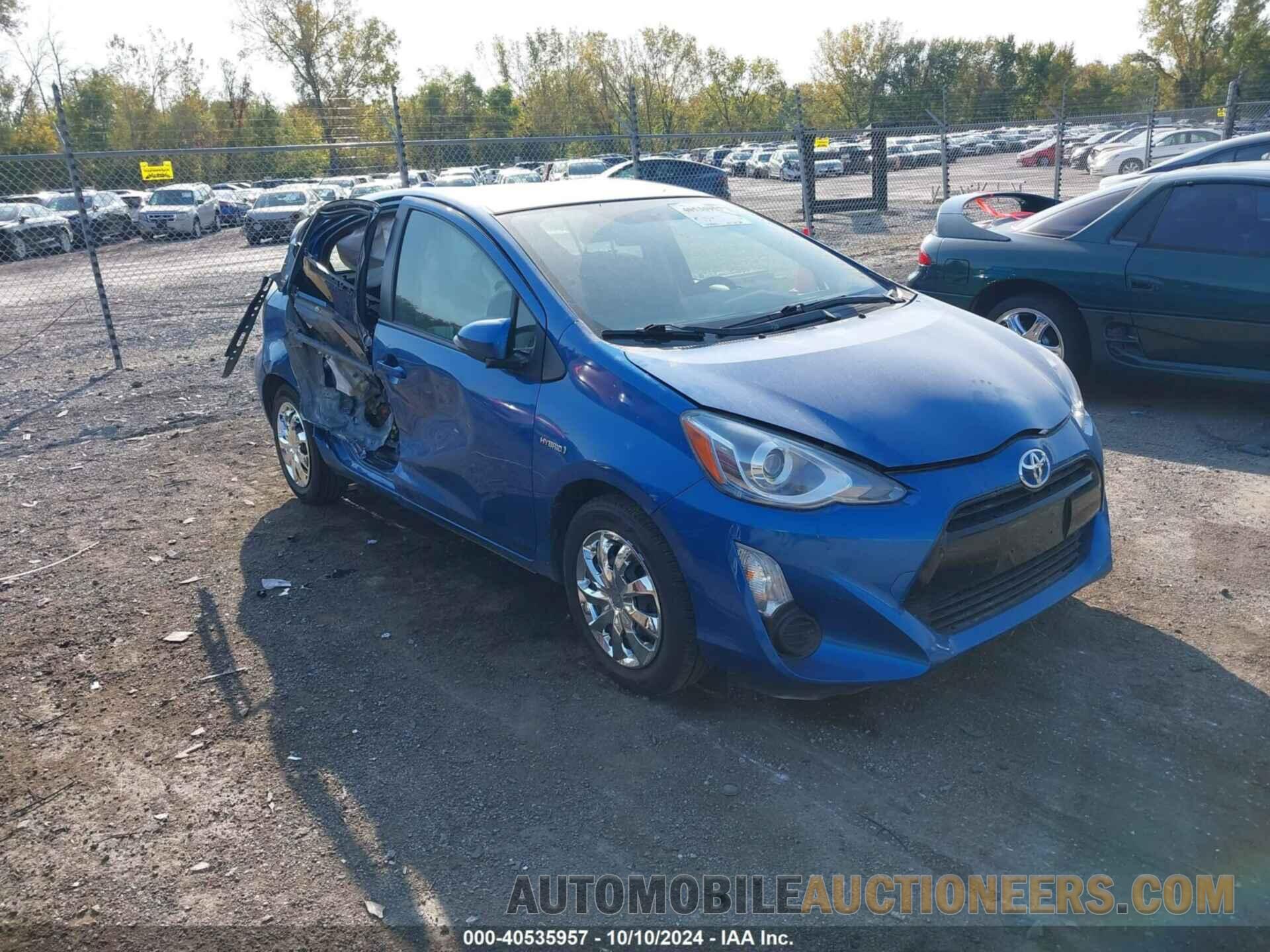 JTDKDTB33F1576089 TOYOTA PRIUS C 2015