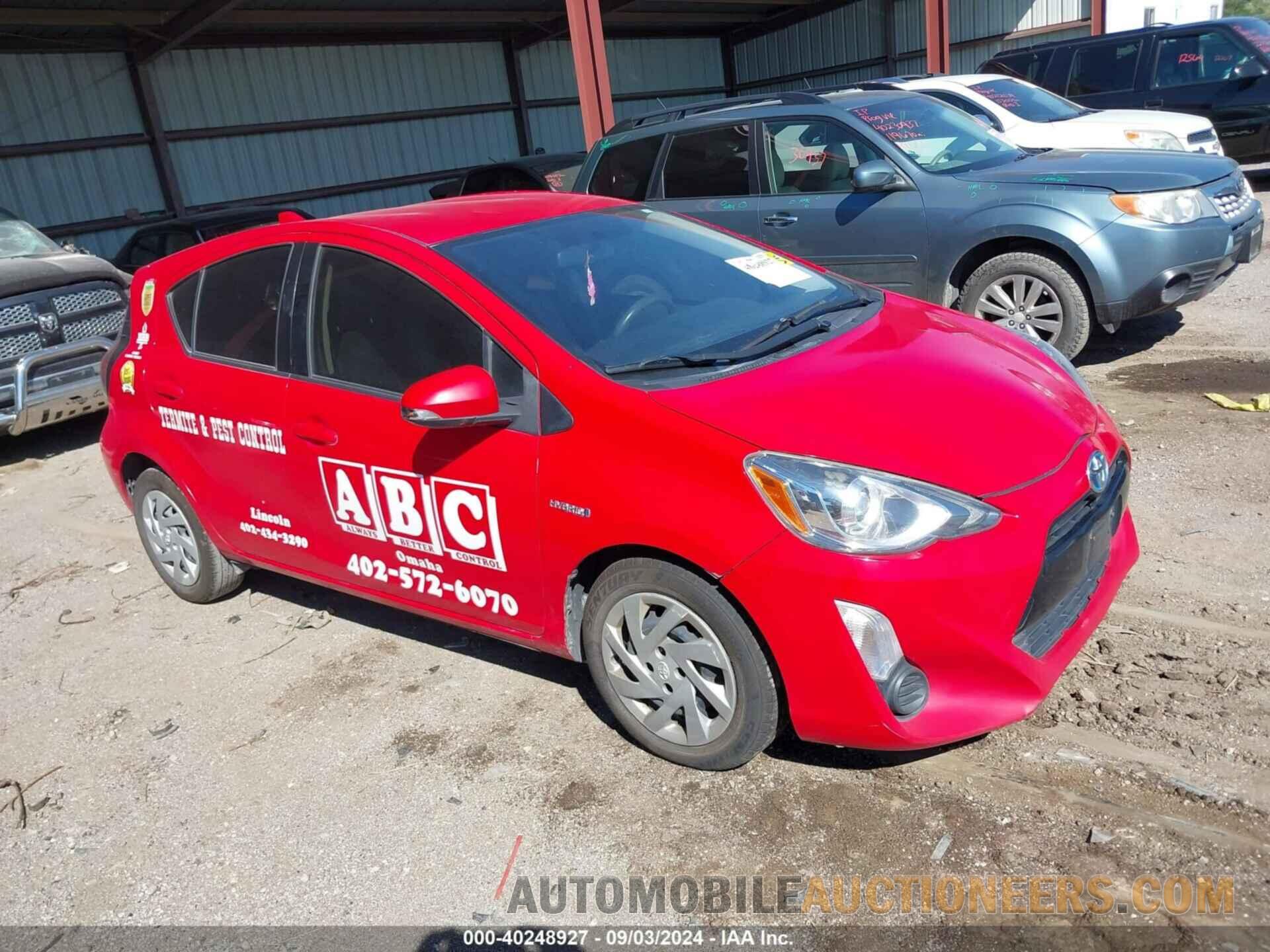 JTDKDTB33F1587111 TOYOTA PRIUS C 2015