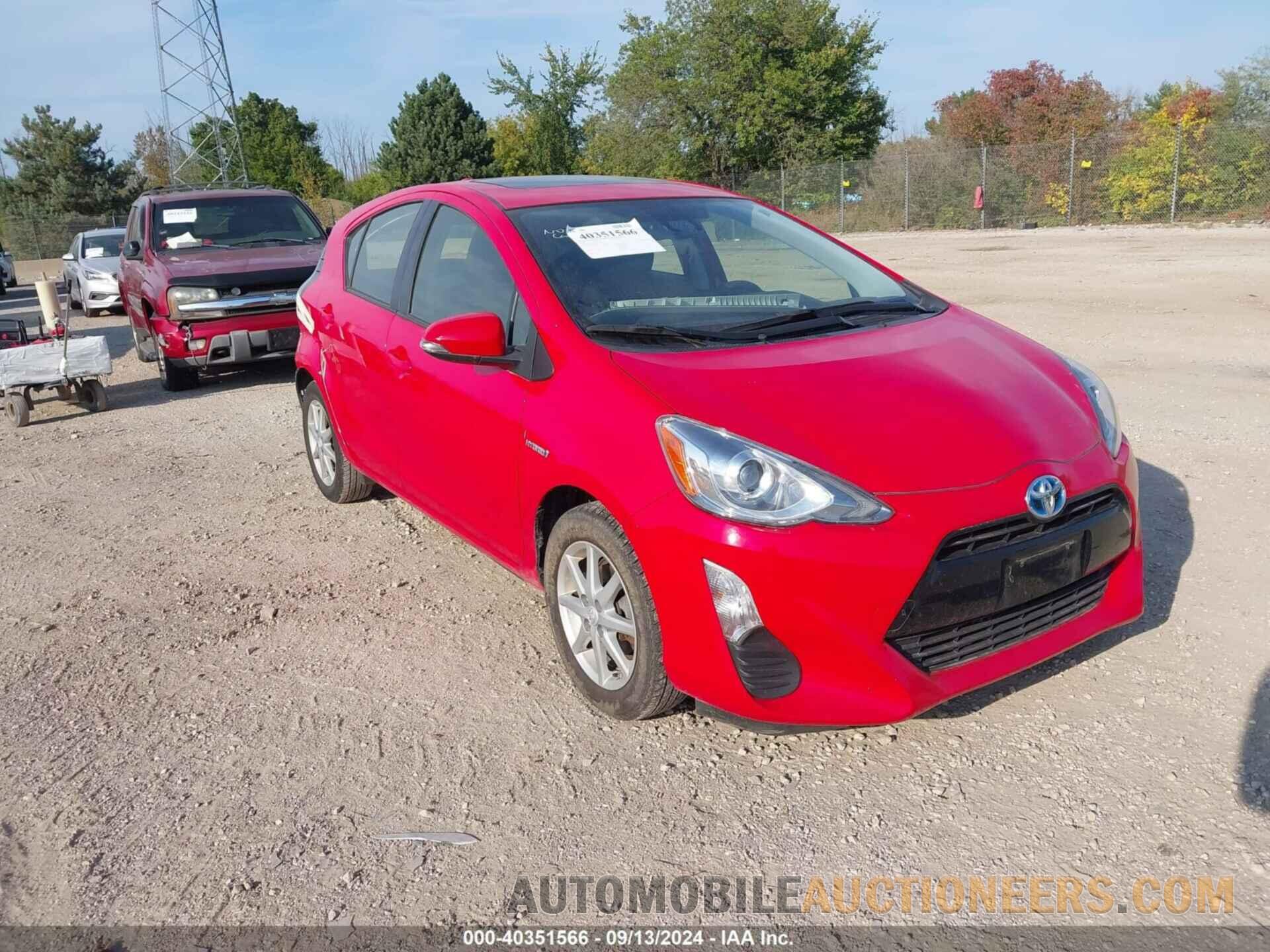 JTDKDTB33G1117887 TOYOTA PRIUS C 2016