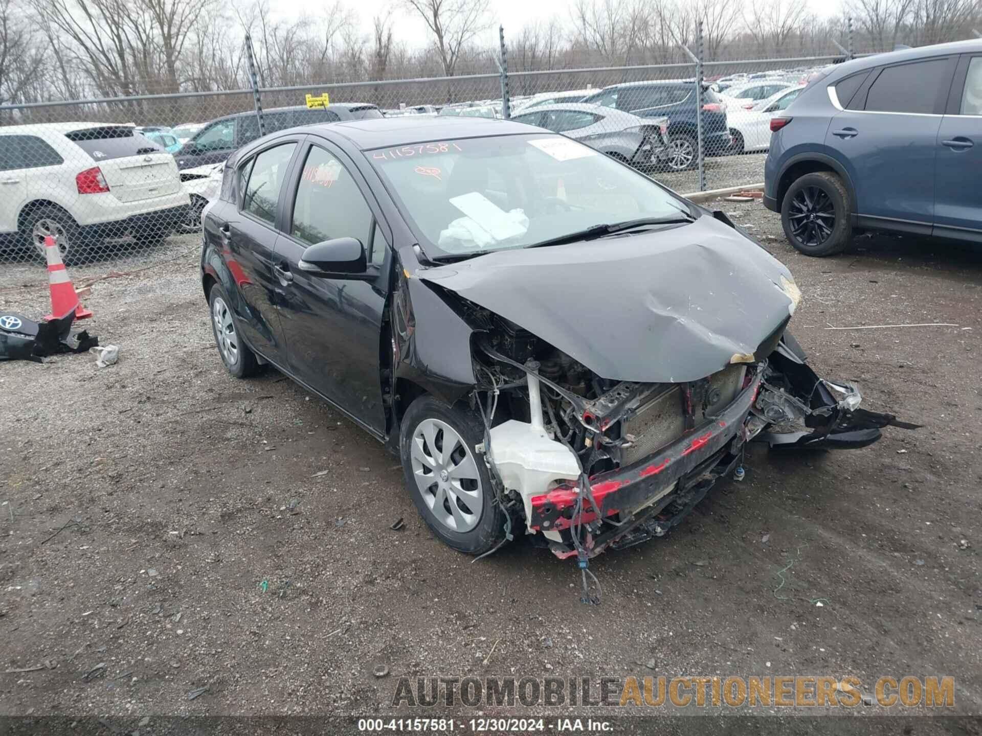 JTDKDTB34C1012303 TOYOTA PRIUS C 2012