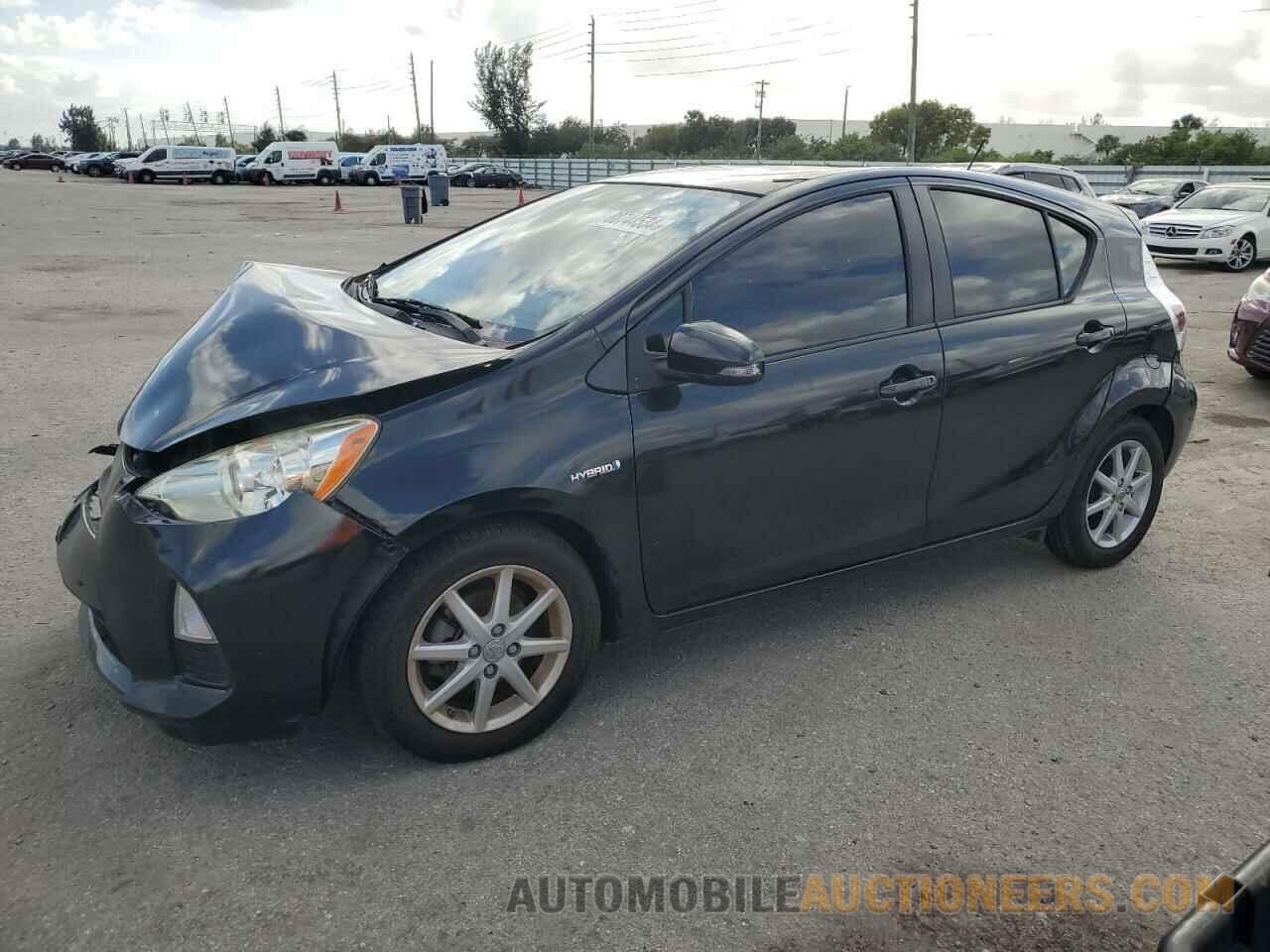 JTDKDTB34C1016612 TOYOTA PRIUS 2012