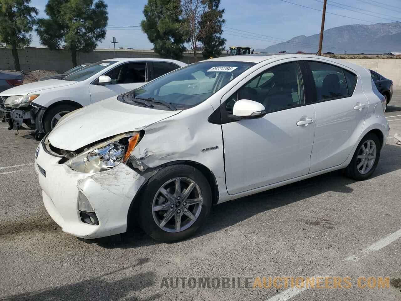 JTDKDTB34C1025911 TOYOTA PRIUS 2012