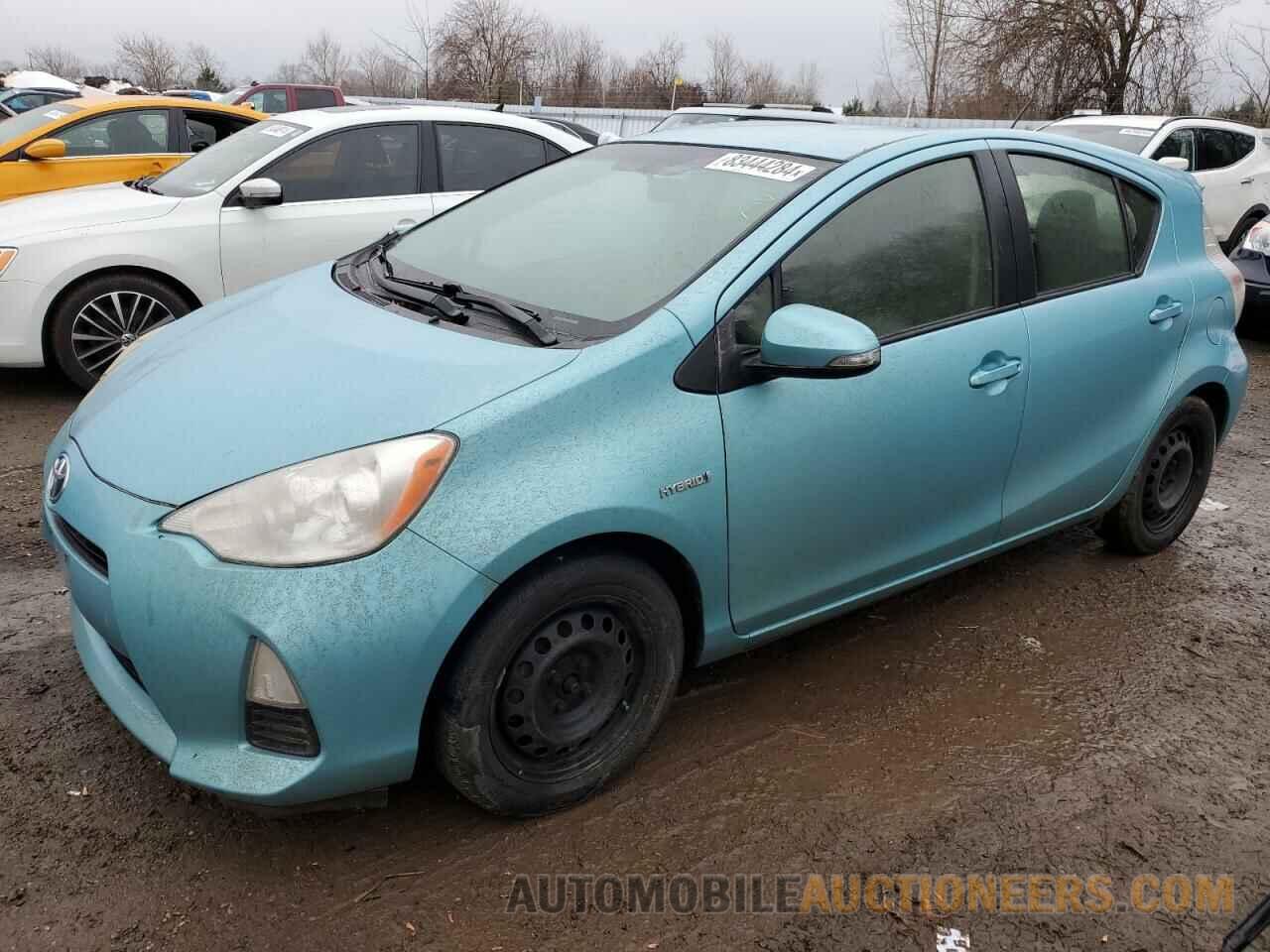 JTDKDTB34C1029327 TOYOTA PRIUS 2012