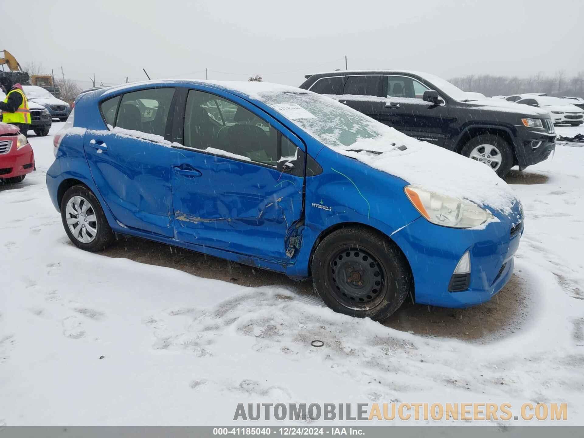 JTDKDTB34C1030218 TOYOTA PRIUS C 2012