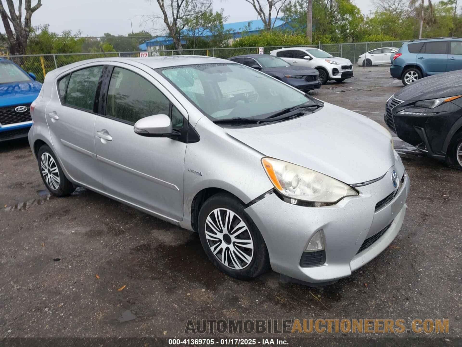 JTDKDTB34C1506693 TOYOTA PRIUS C 2012