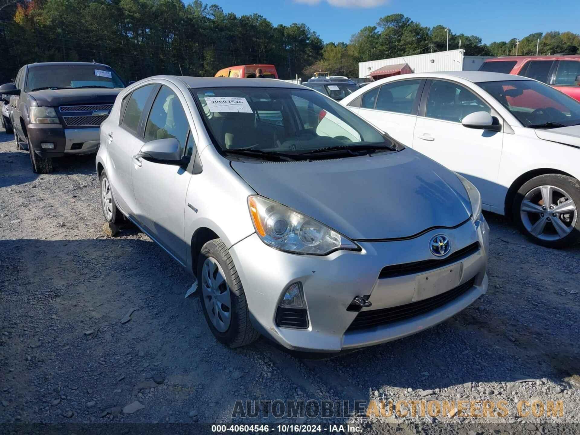 JTDKDTB34C1510632 TOYOTA PRIUS C 2012