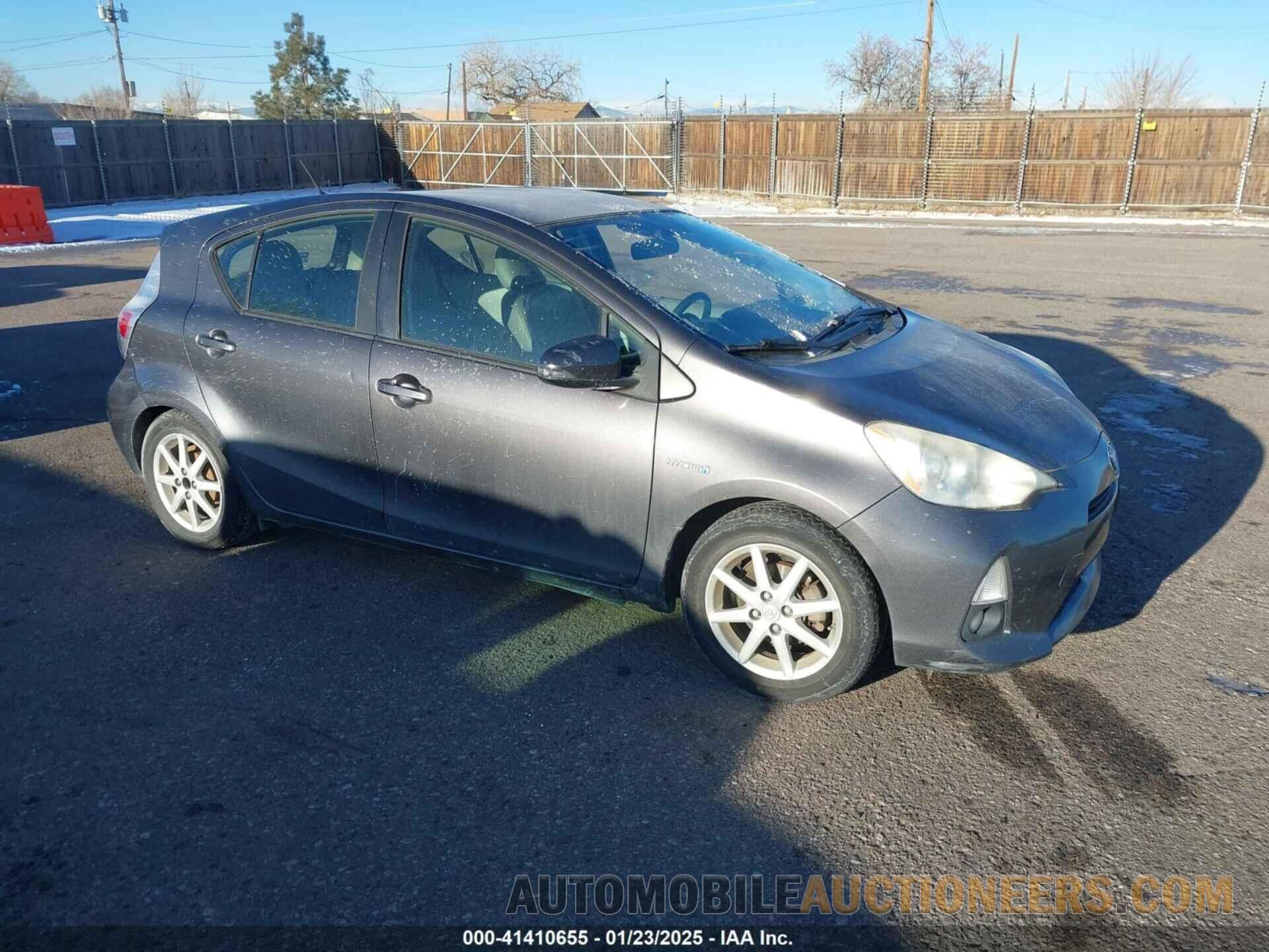 JTDKDTB34C1512302 TOYOTA PRIUS C 2012