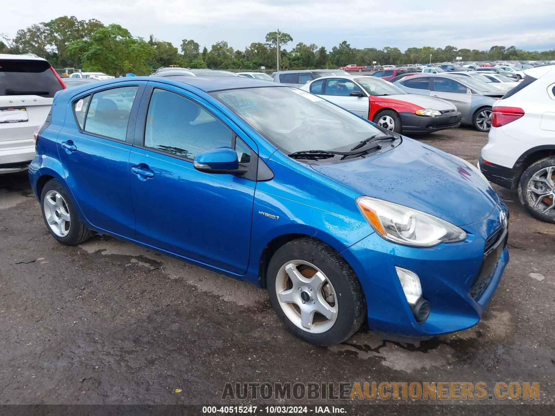 JTDKDTB34F1585531 TOYOTA PRIUS C 2015