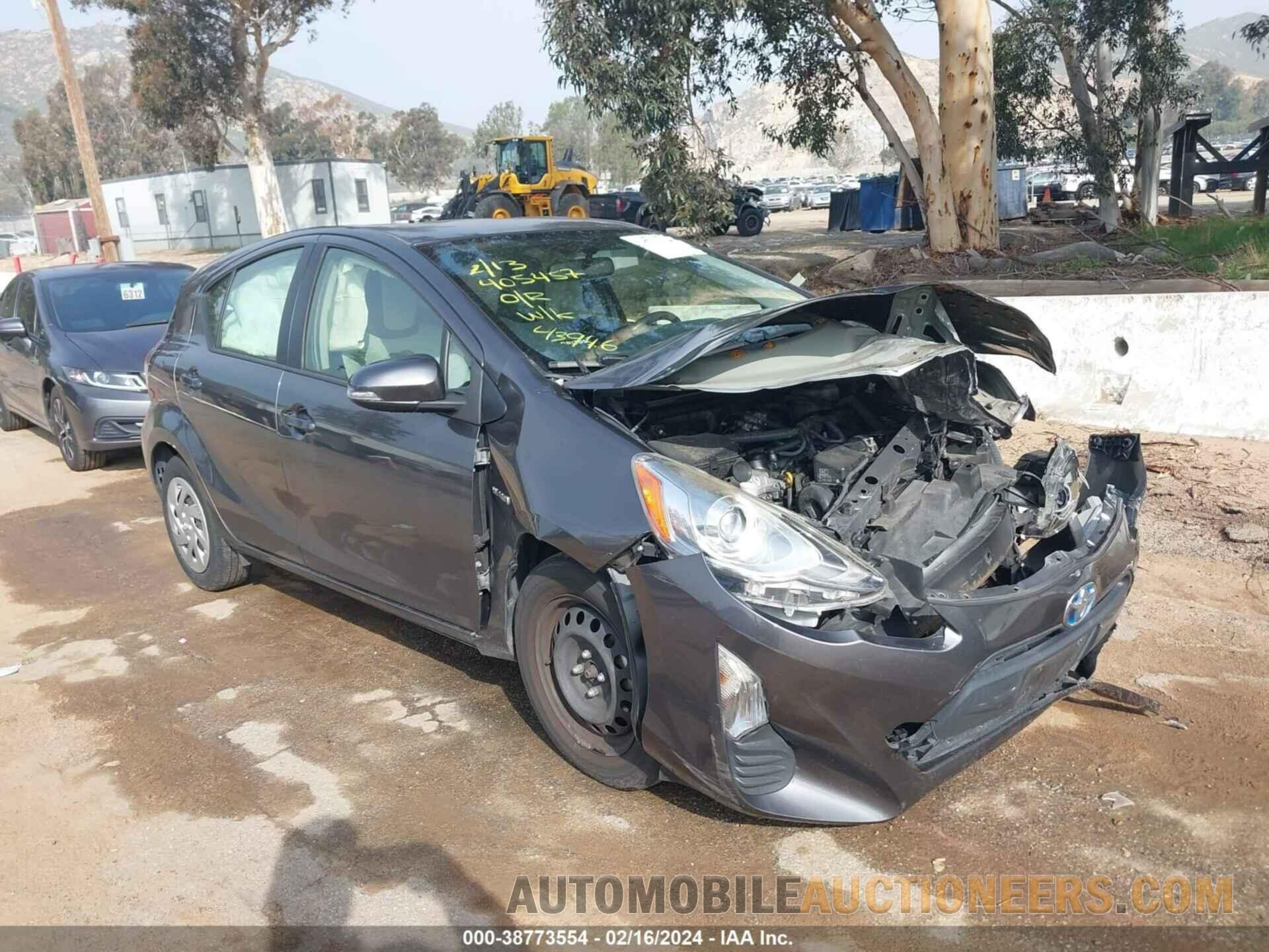 JTDKDTB34G1589984 TOYOTA PRIUS C 2016