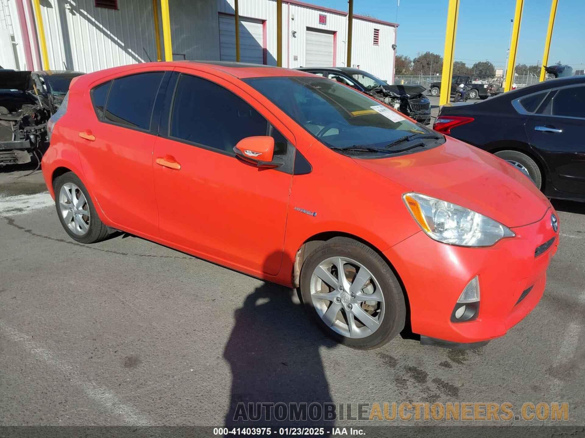 JTDKDTB35C1010317 TOYOTA PRIUS C 2012