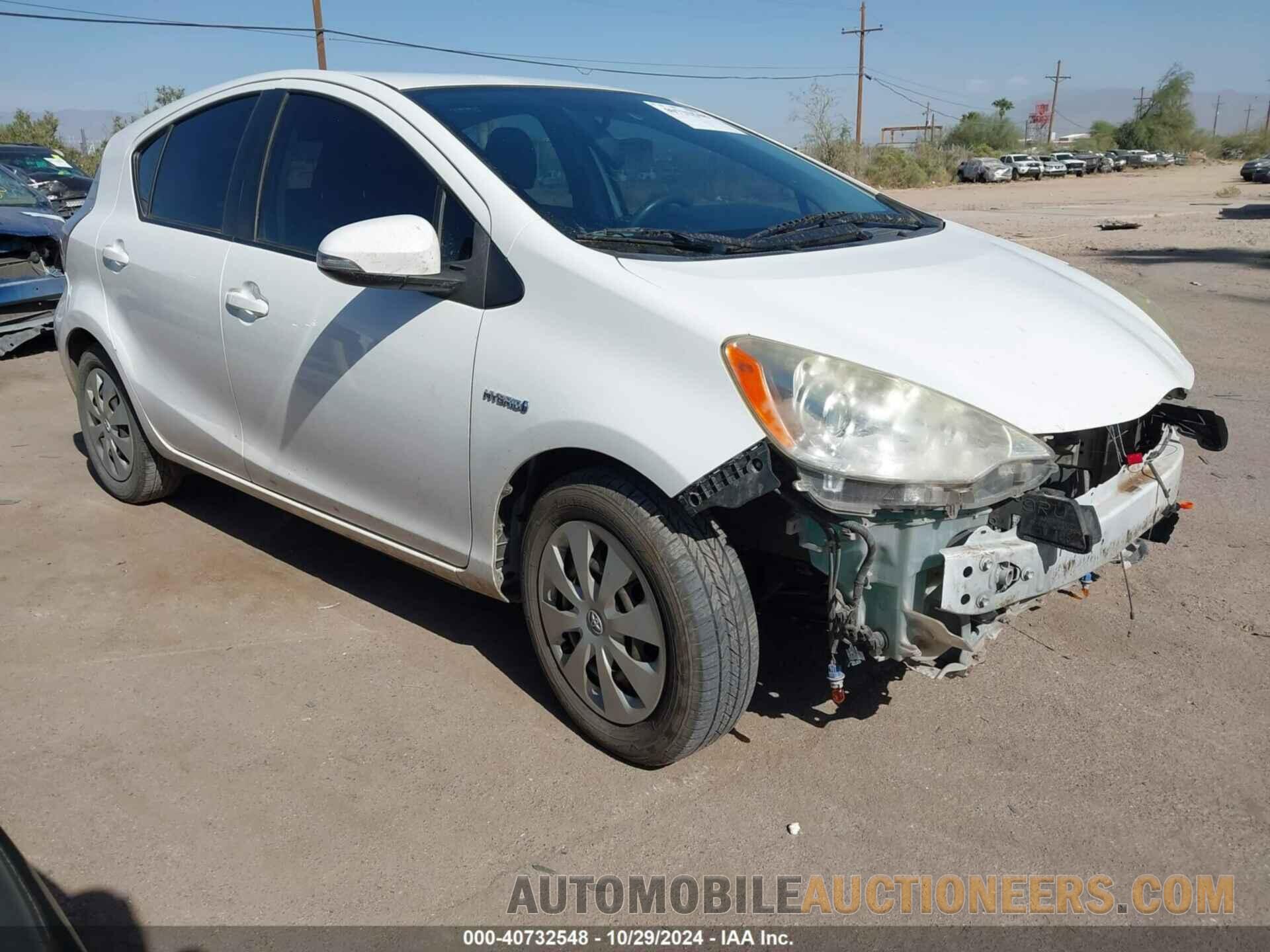 JTDKDTB35C1026131 TOYOTA PRIUS C 2012