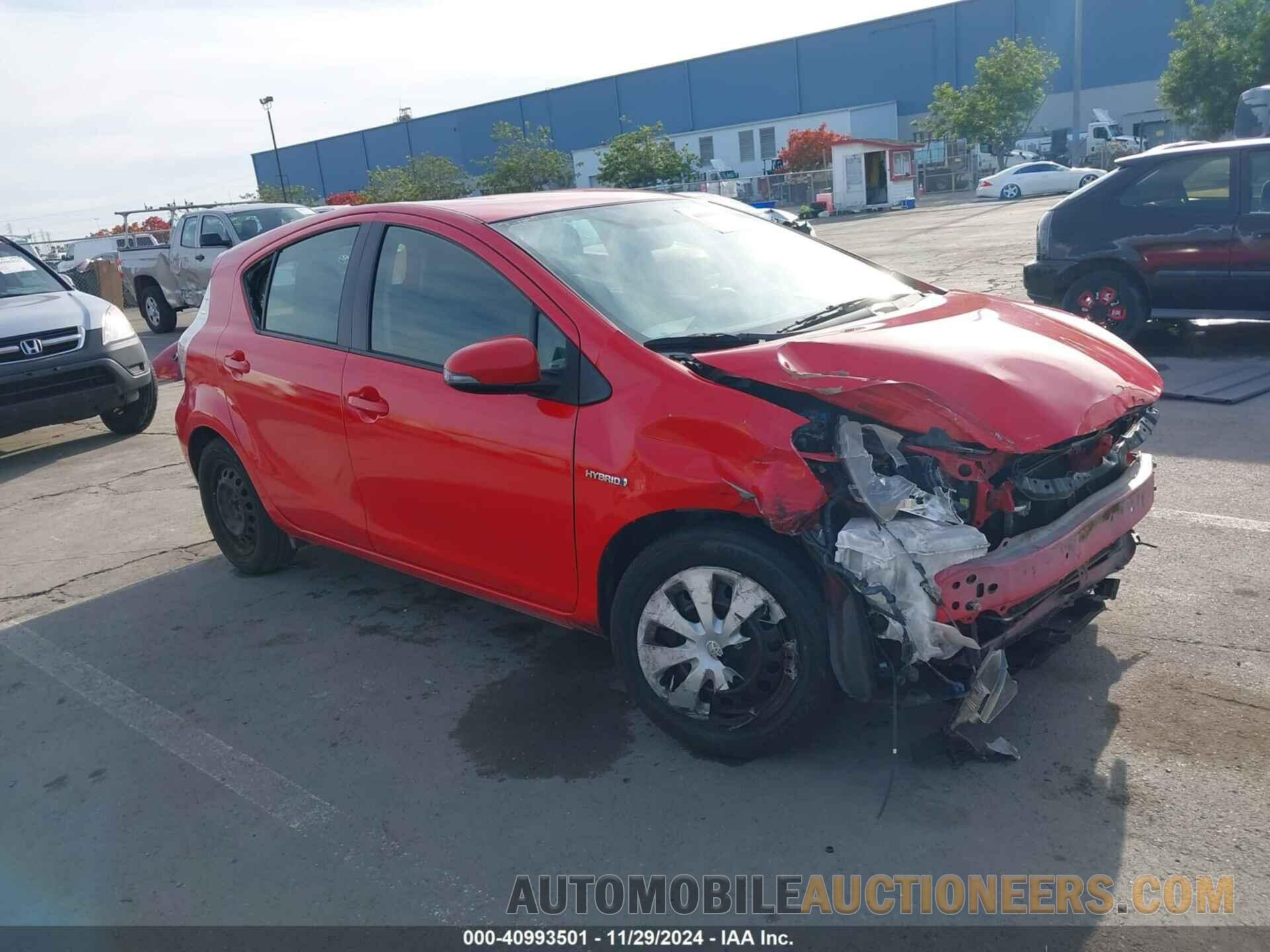 JTDKDTB35C1502717 TOYOTA PRIUS C 2012