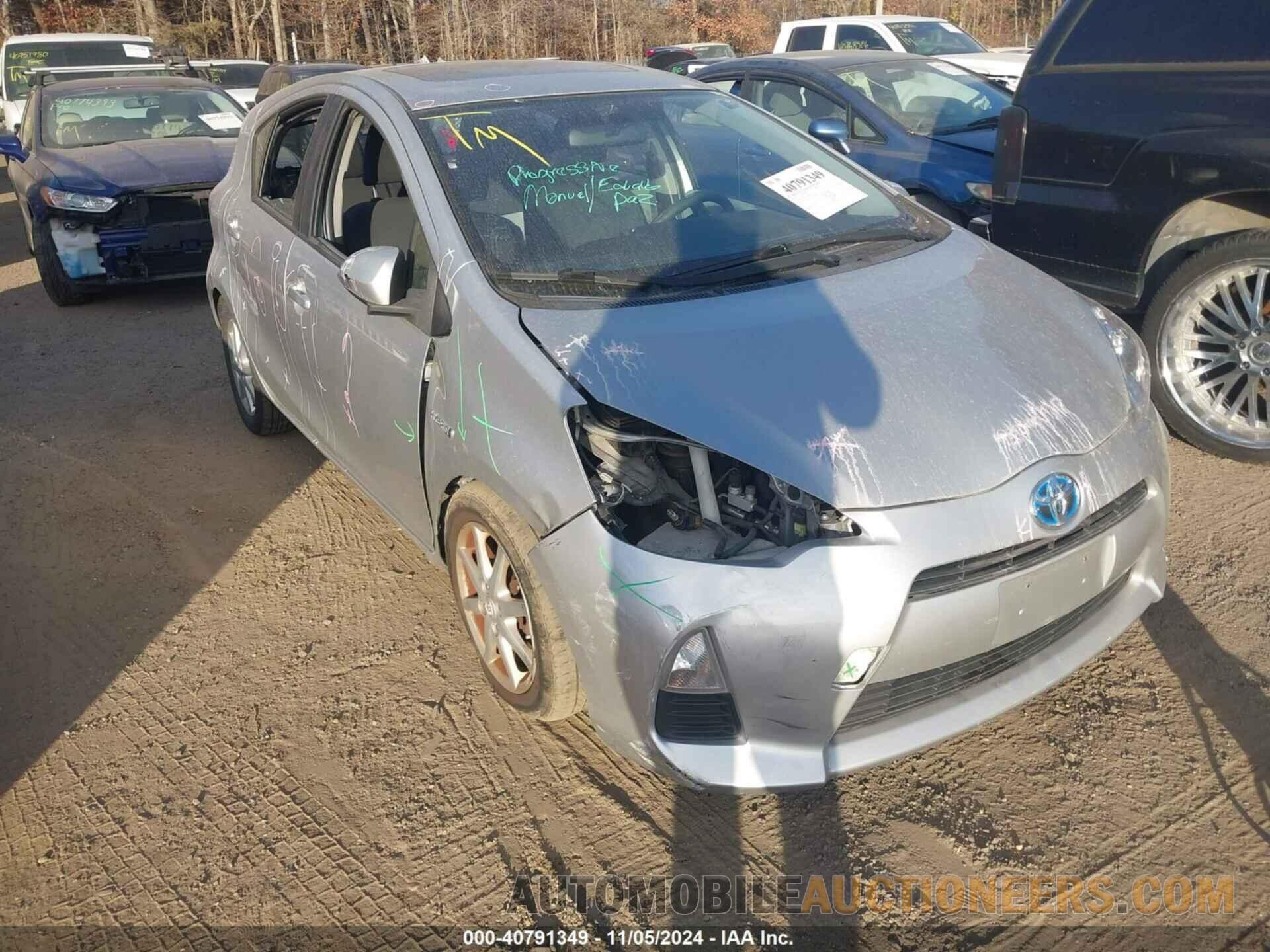 JTDKDTB35D1034652 TOYOTA PRIUS C 2013