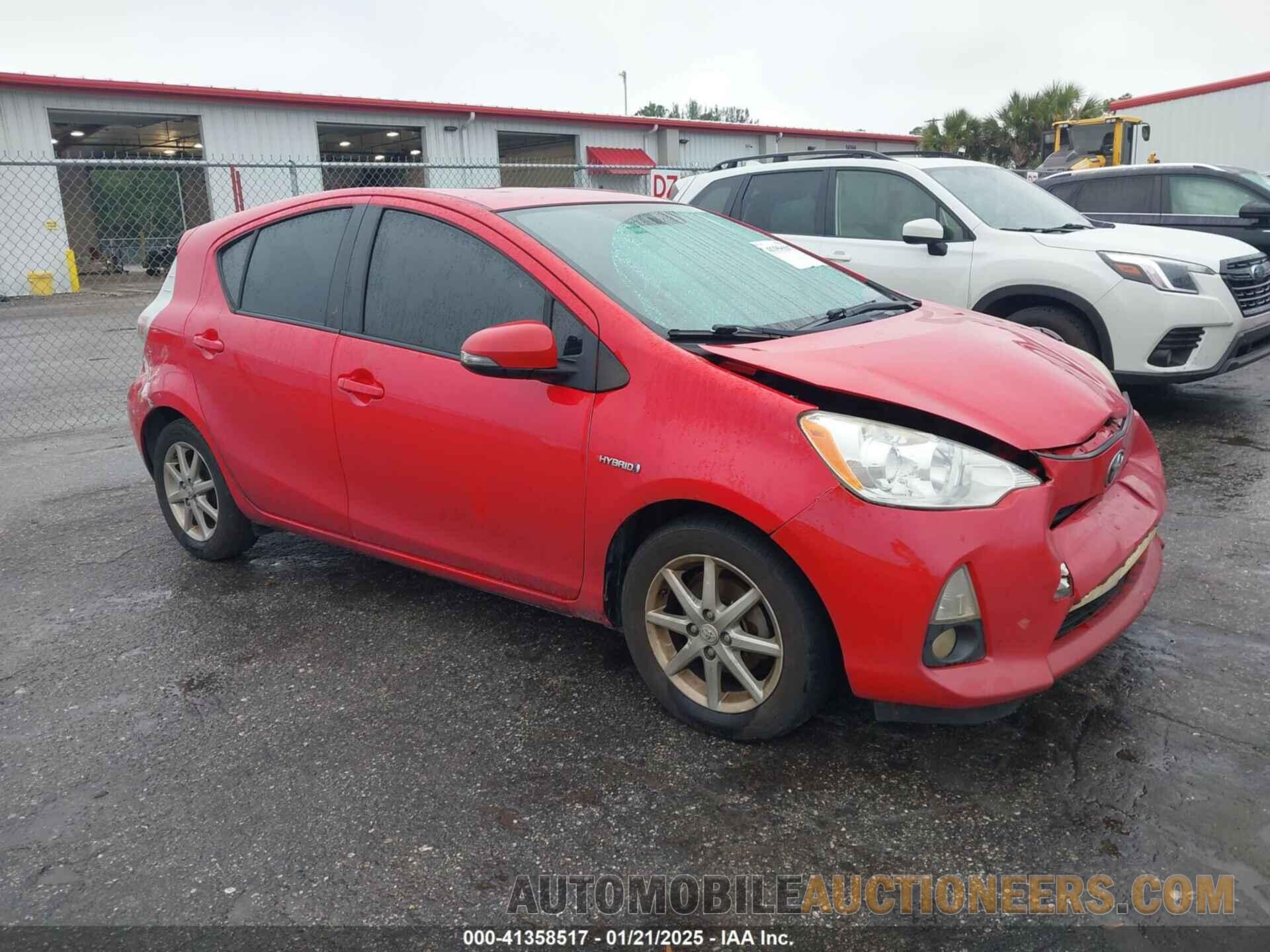 JTDKDTB35D1542023 TOYOTA PRIUS C 2013