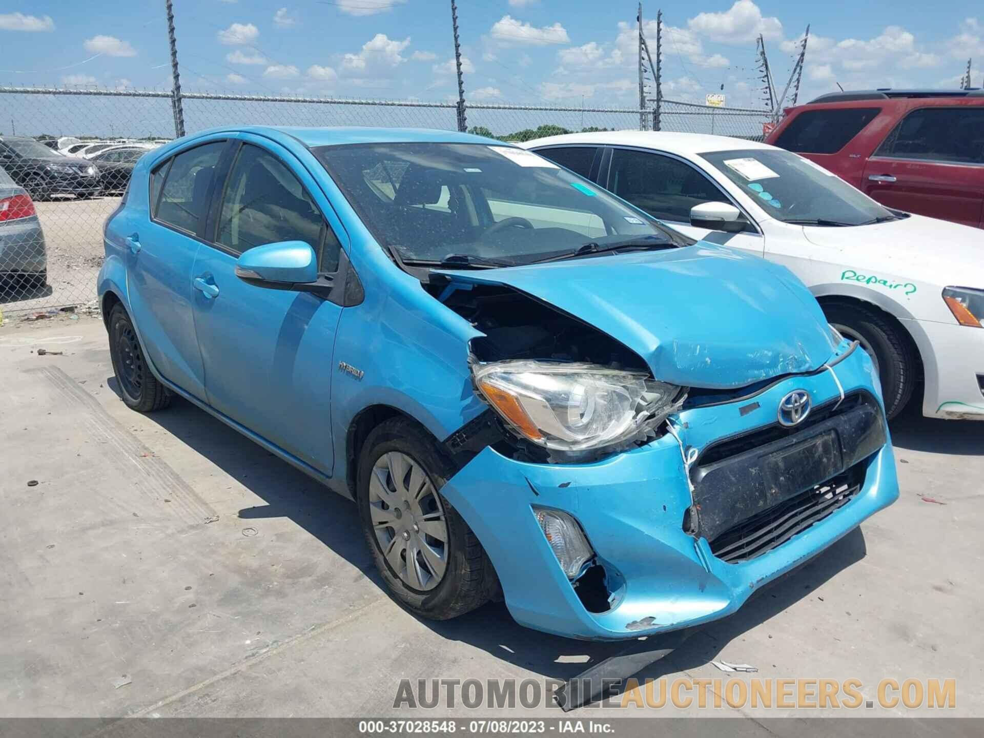 JTDKDTB35F1086320 TOYOTA PRIUS C 2015