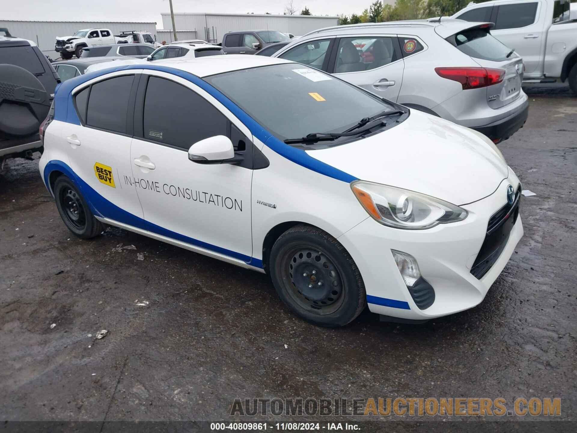 JTDKDTB35G1126185 TOYOTA PRIUS C 2016