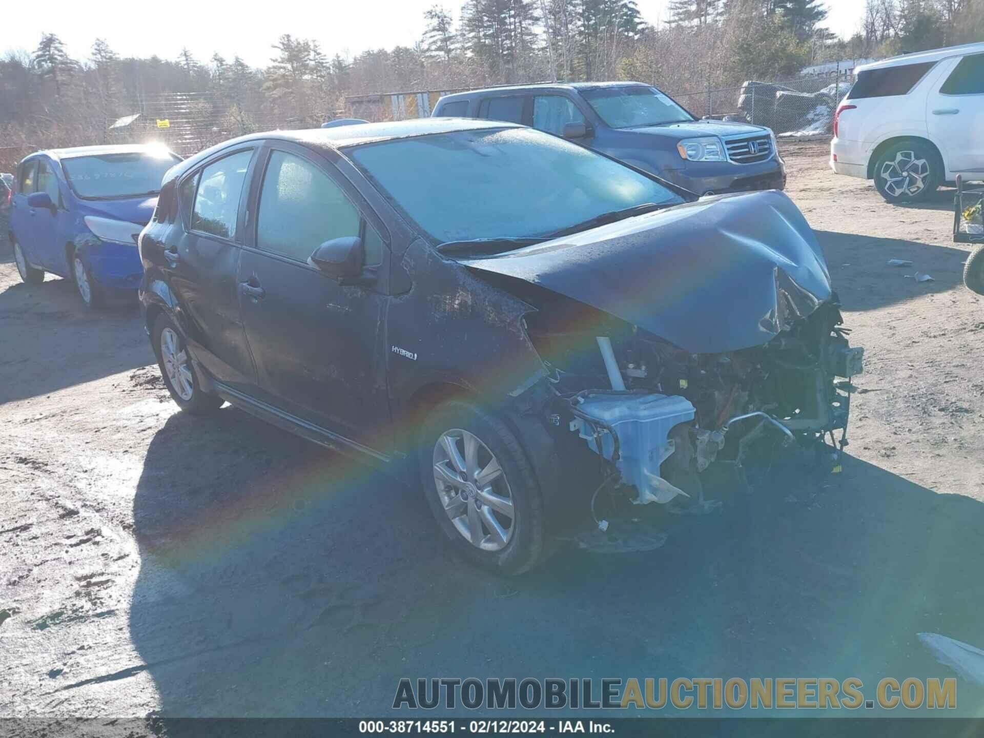 JTDKDTB35H1594287 TOYOTA PRIUS C 2017