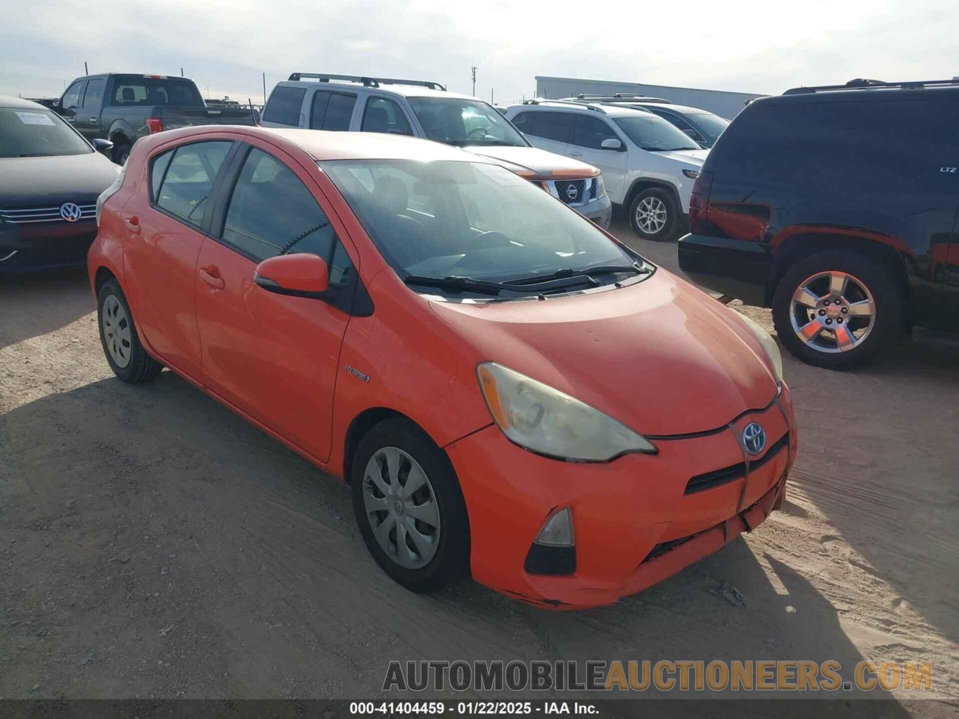 JTDKDTB36C1001755 TOYOTA PRIUS C 2012