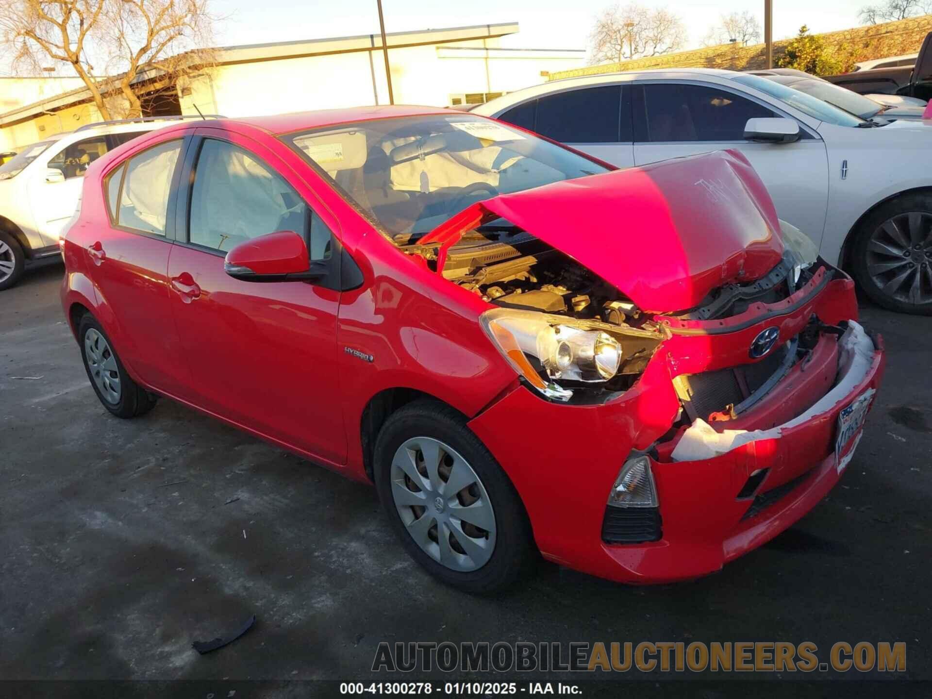 JTDKDTB36C1004025 TOYOTA PRIUS C 2012