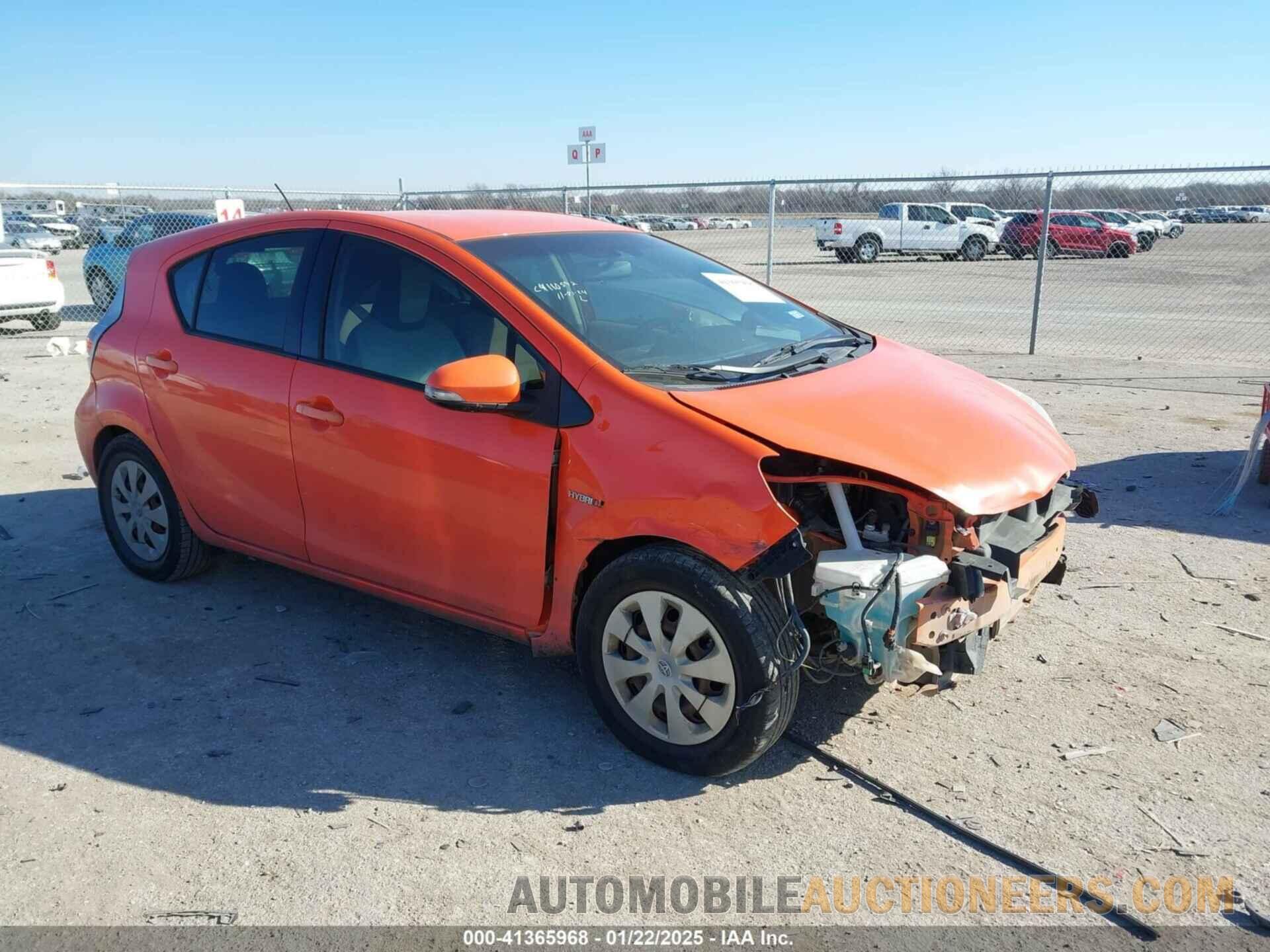 JTDKDTB36C1021505 TOYOTA PRIUS C 2012