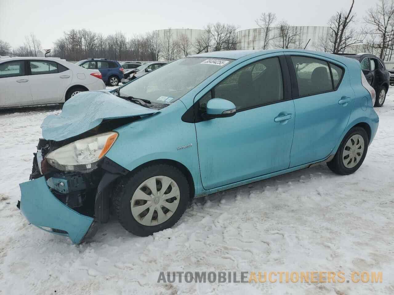 JTDKDTB36C1031211 TOYOTA PRIUS 2012