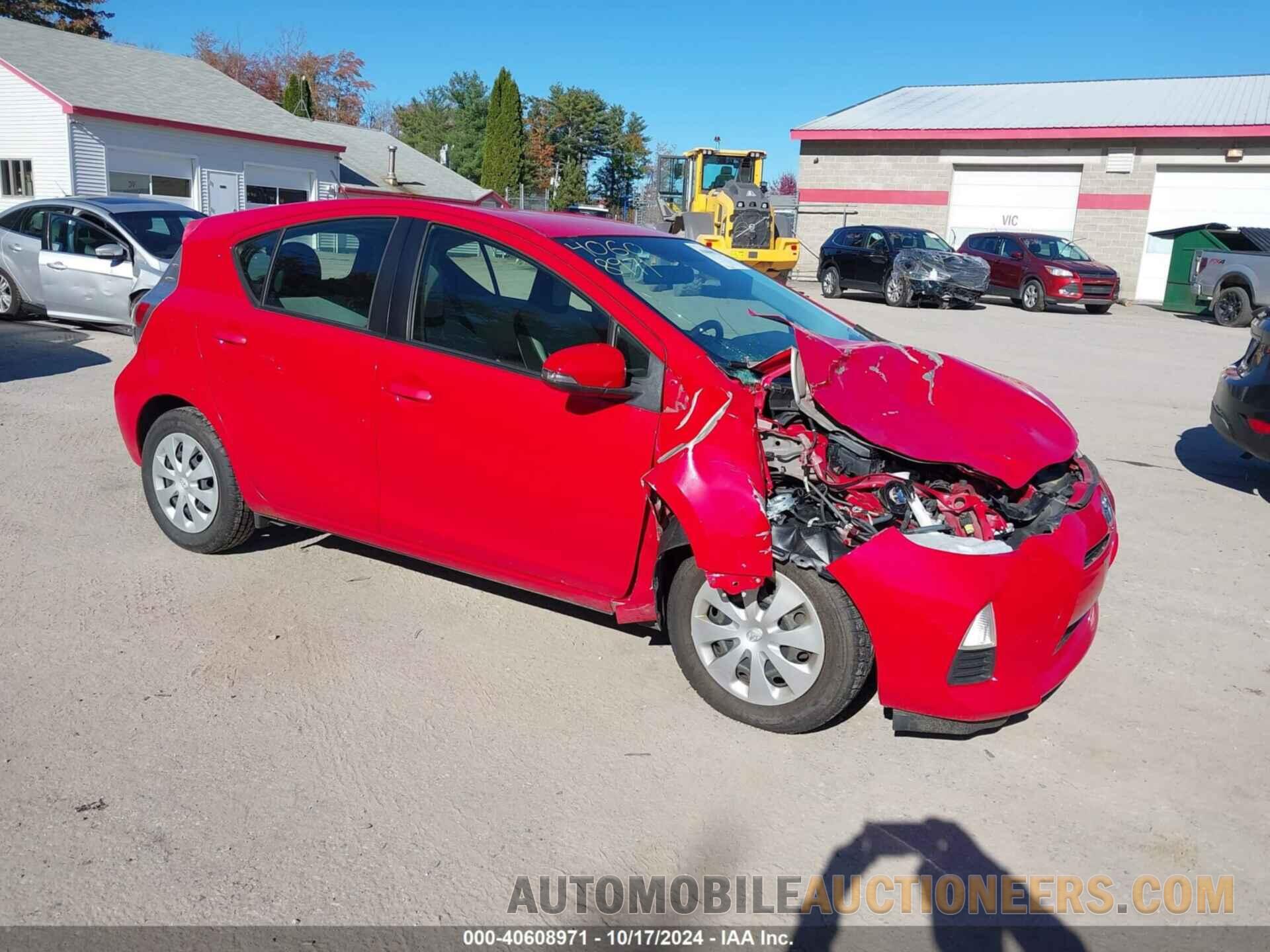 JTDKDTB36C1510549 TOYOTA PRIUS C 2012