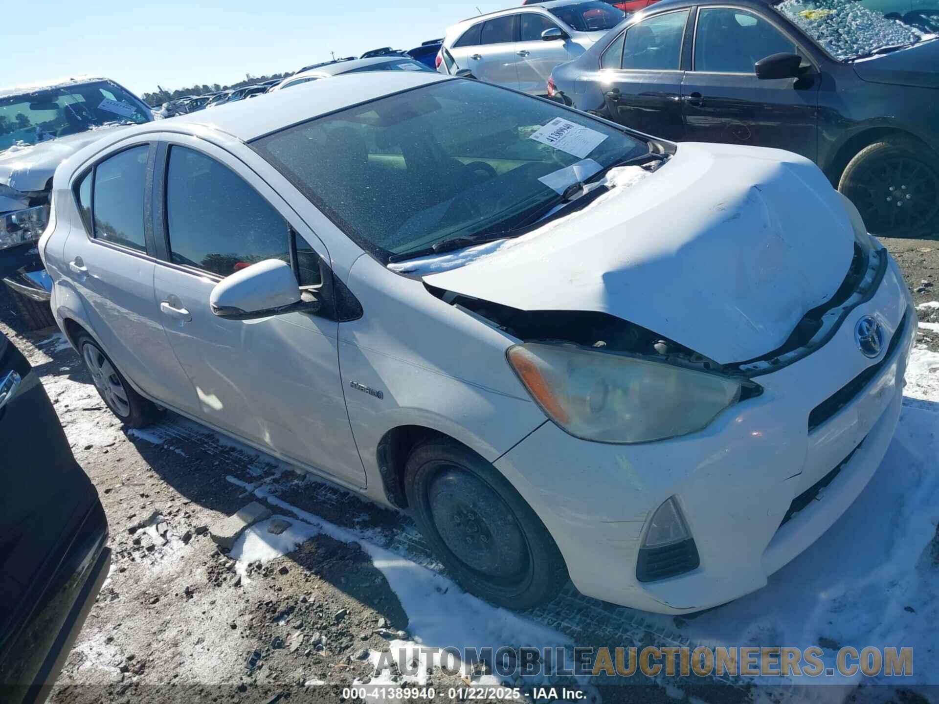 JTDKDTB36C1515461 TOYOTA PRIUS C 2012