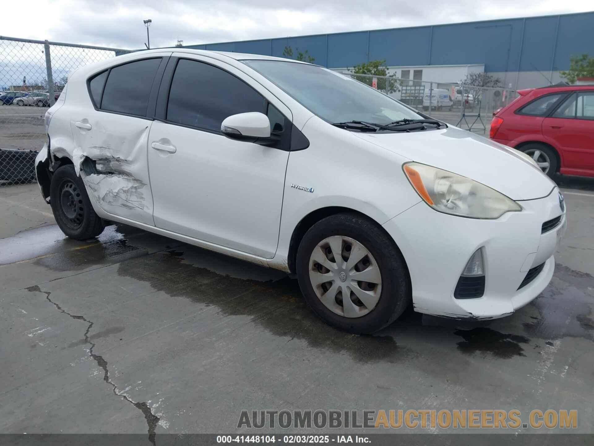 JTDKDTB36D1041822 TOYOTA PRIUS C 2013