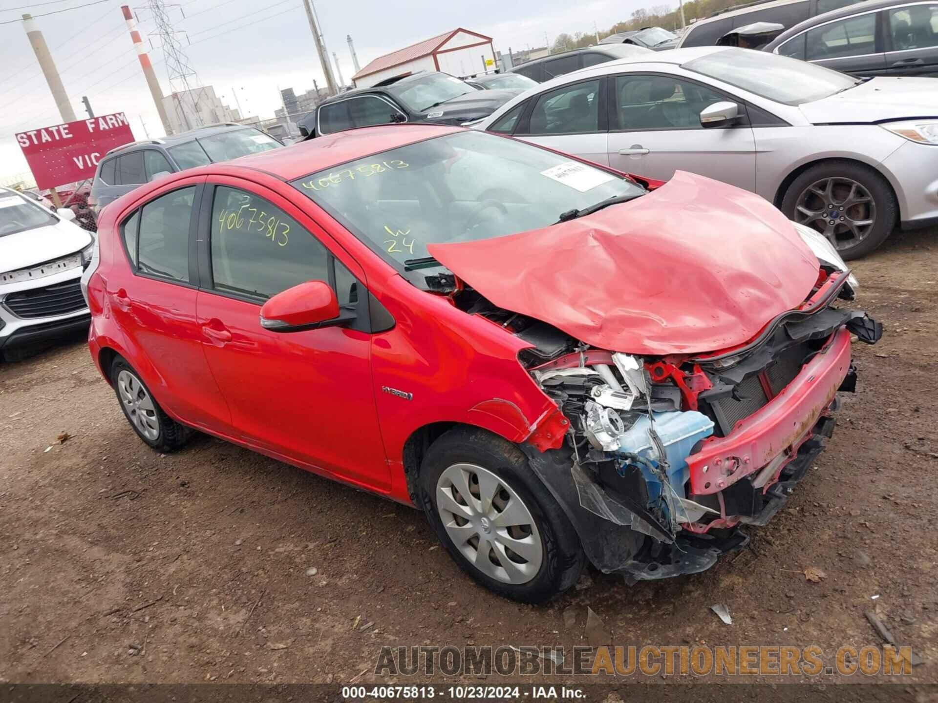 JTDKDTB36D1528387 TOYOTA PRIUS C 2013