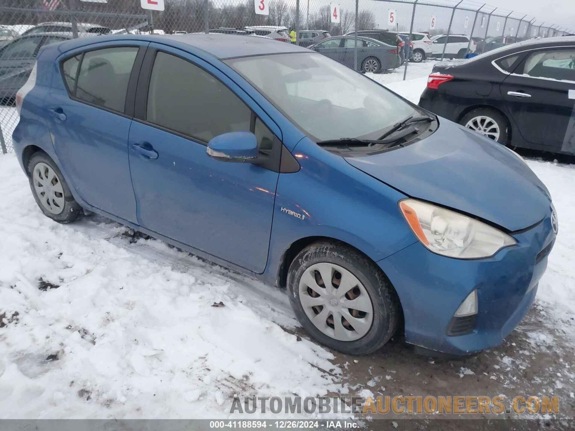 JTDKDTB36D1538093 TOYOTA PRIUS C 2013