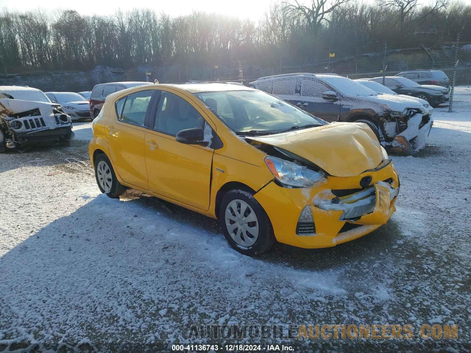 JTDKDTB36E1073560 TOYOTA PRIUS C 2014