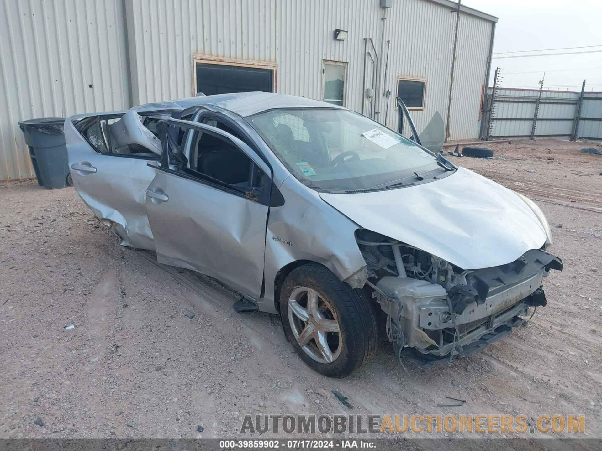 JTDKDTB36G1119164 TOYOTA PRIUS C 2016