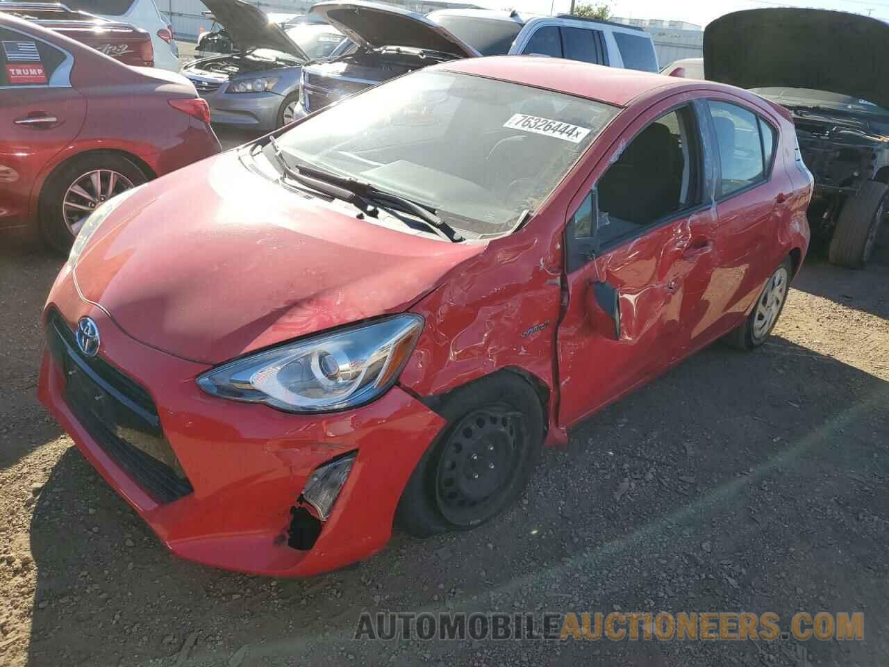 JTDKDTB36G1123974 TOYOTA PRIUS 2016