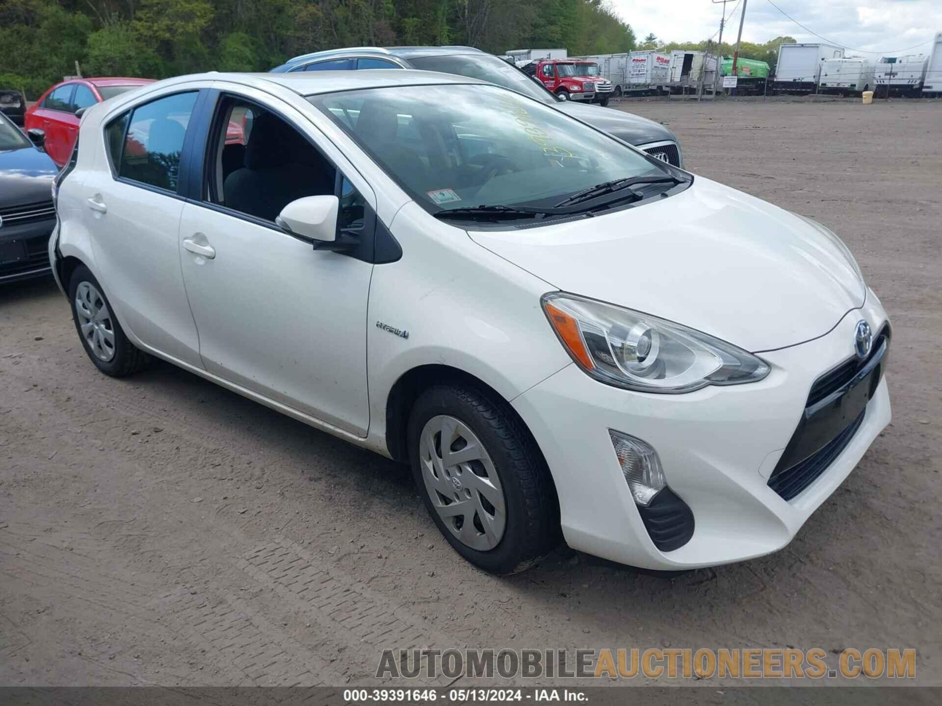 JTDKDTB36G1139172 TOYOTA PRIUS C 2016