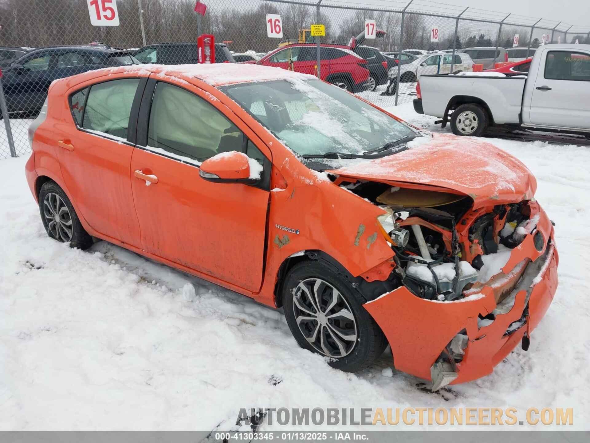 JTDKDTB37C1003109 TOYOTA PRIUS C 2012