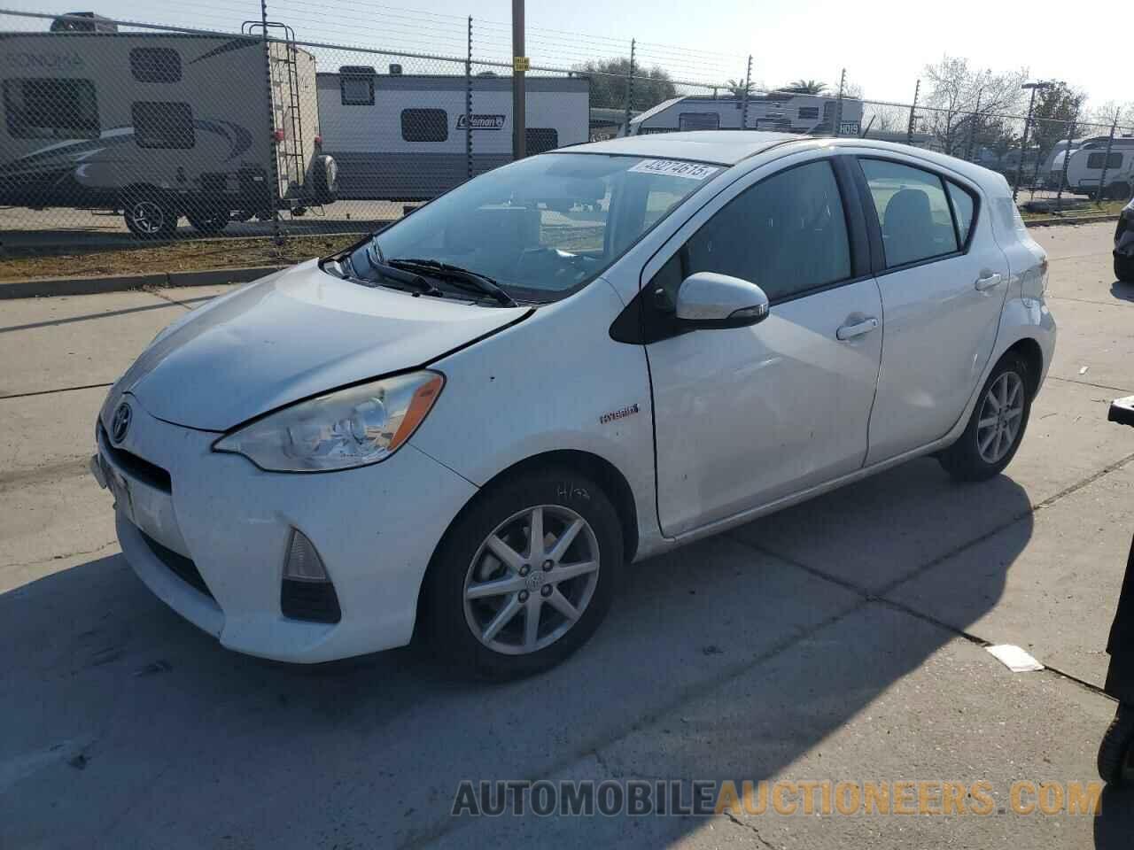 JTDKDTB37C1016166 TOYOTA PRIUS 2012