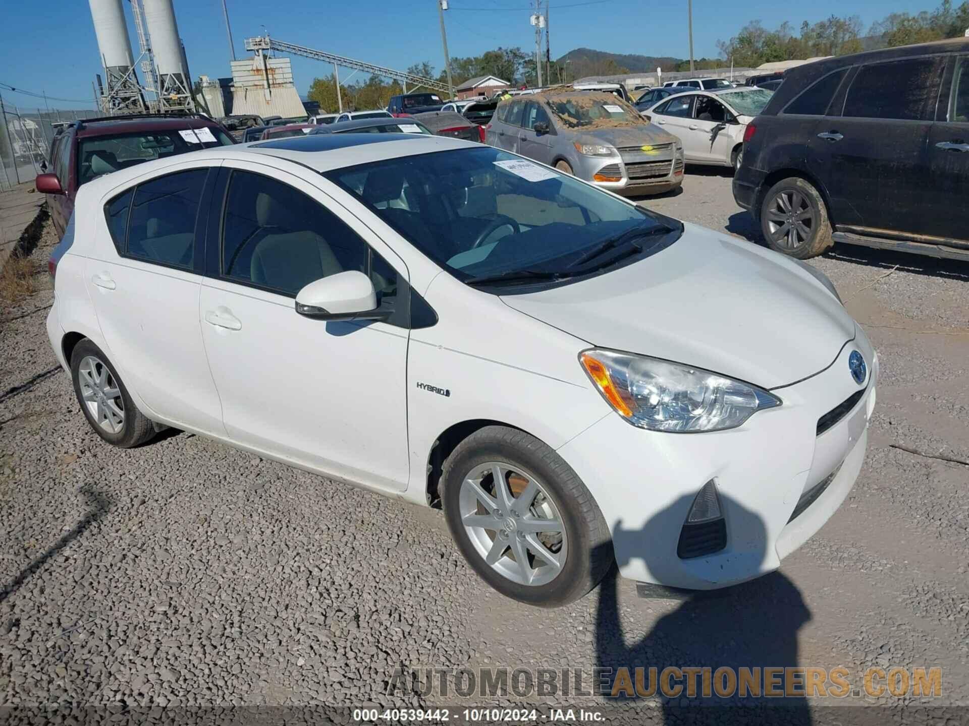 JTDKDTB37C1019309 TOYOTA PRIUS C 2012