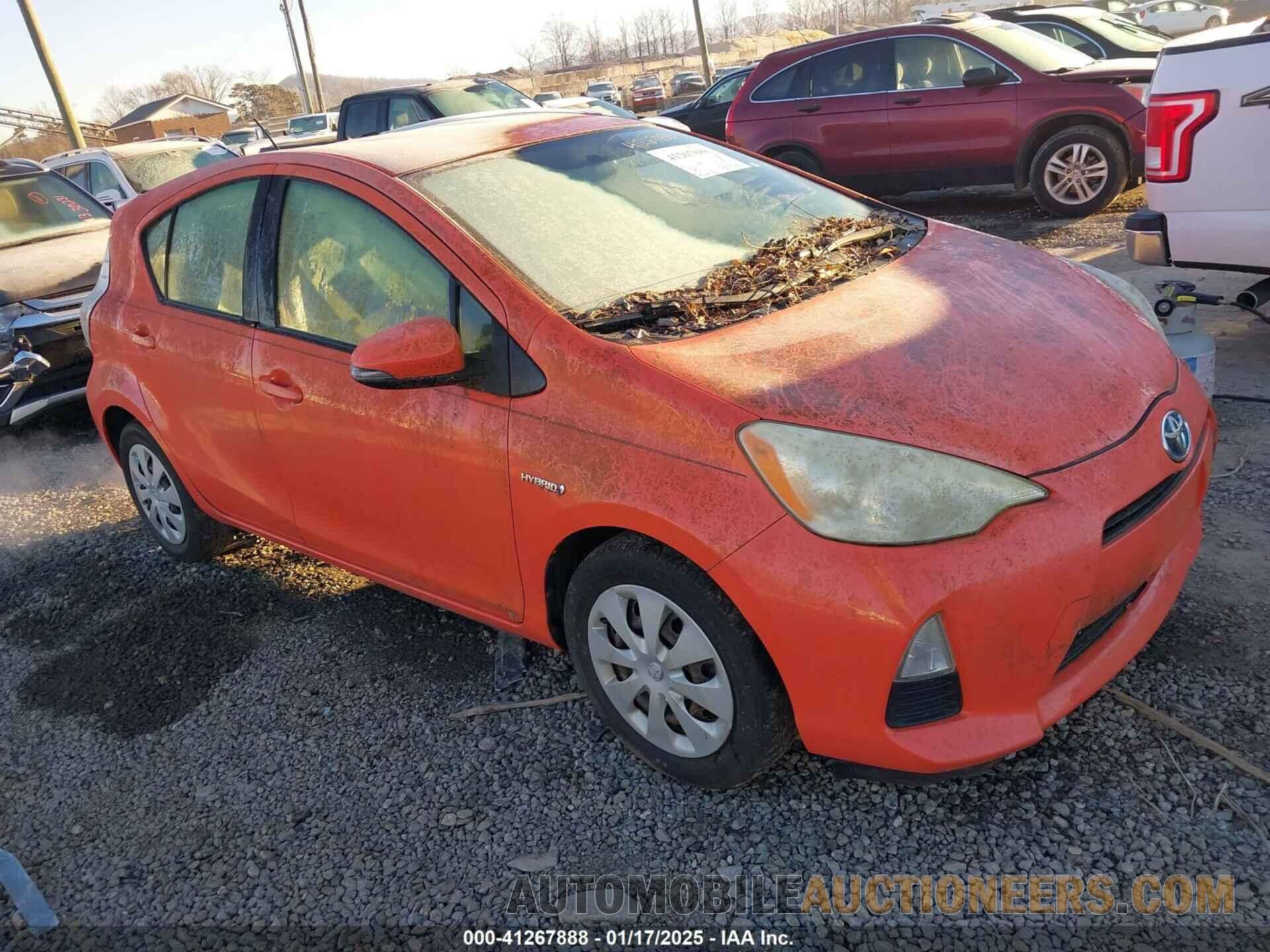 JTDKDTB37C1024686 TOYOTA PRIUS C 2012