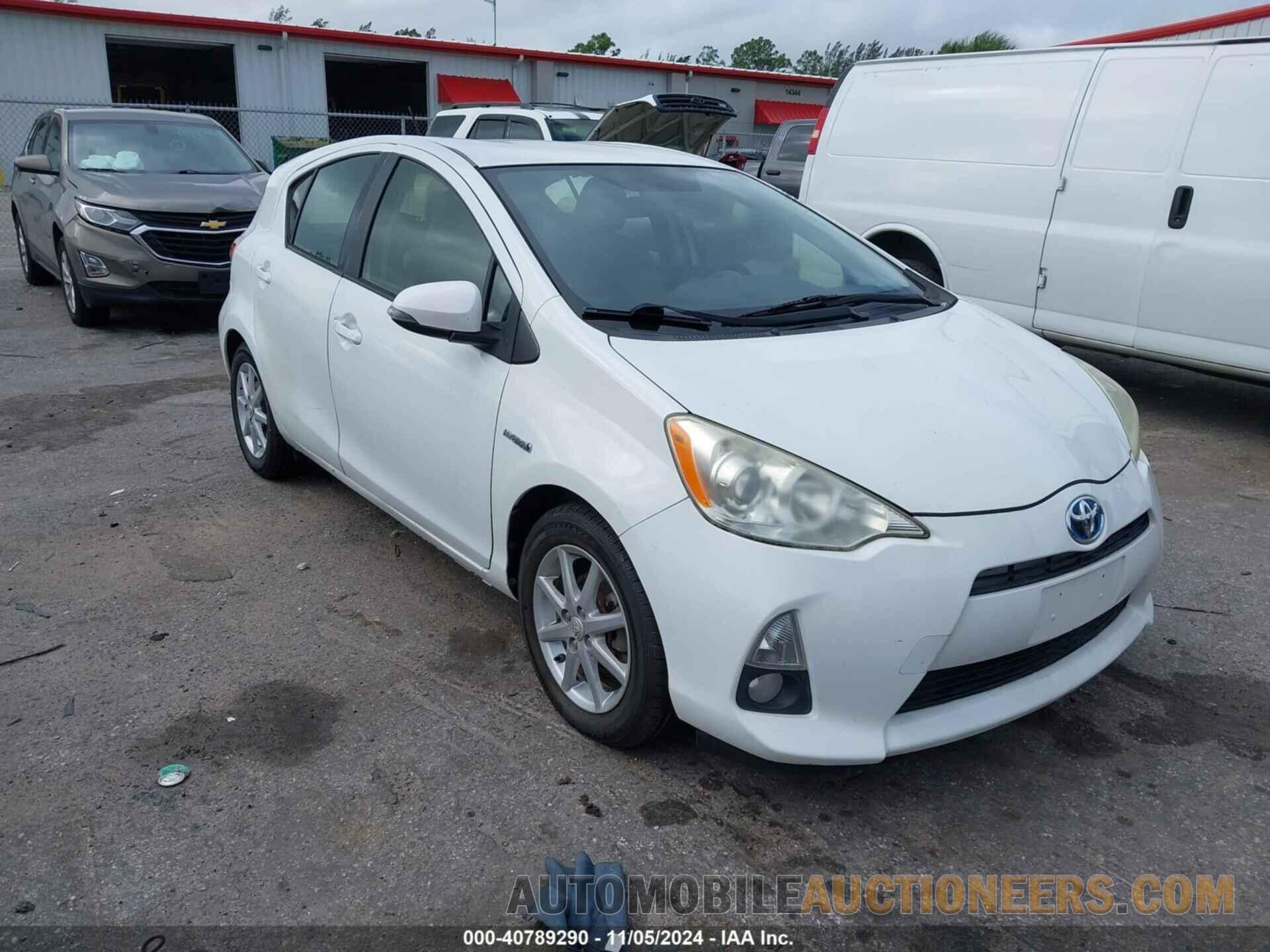 JTDKDTB37C1508180 TOYOTA PRIUS C 2012